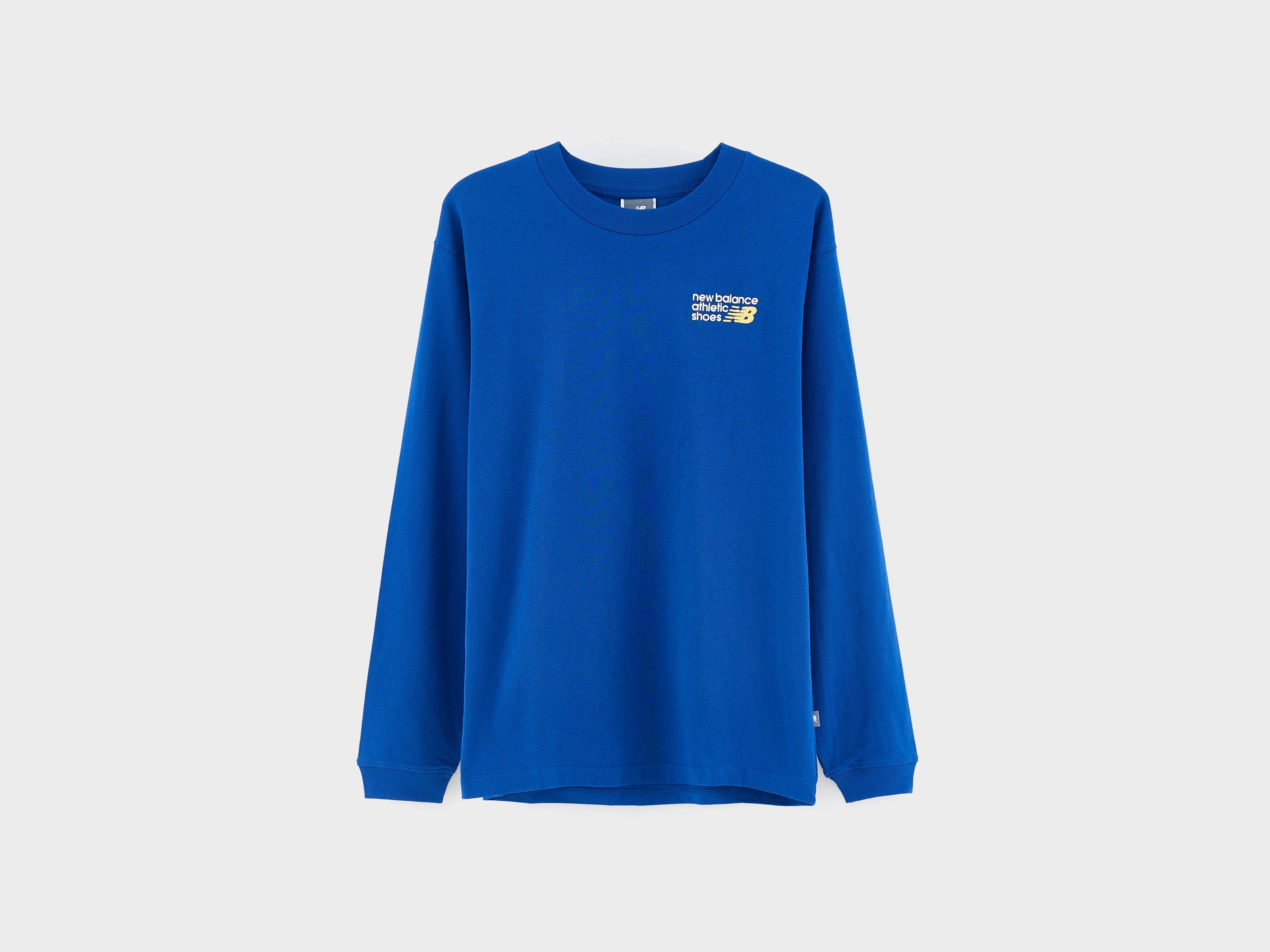 Athletics Premium Logo Long Sleeve Shirt  (252 / M / BLUE)