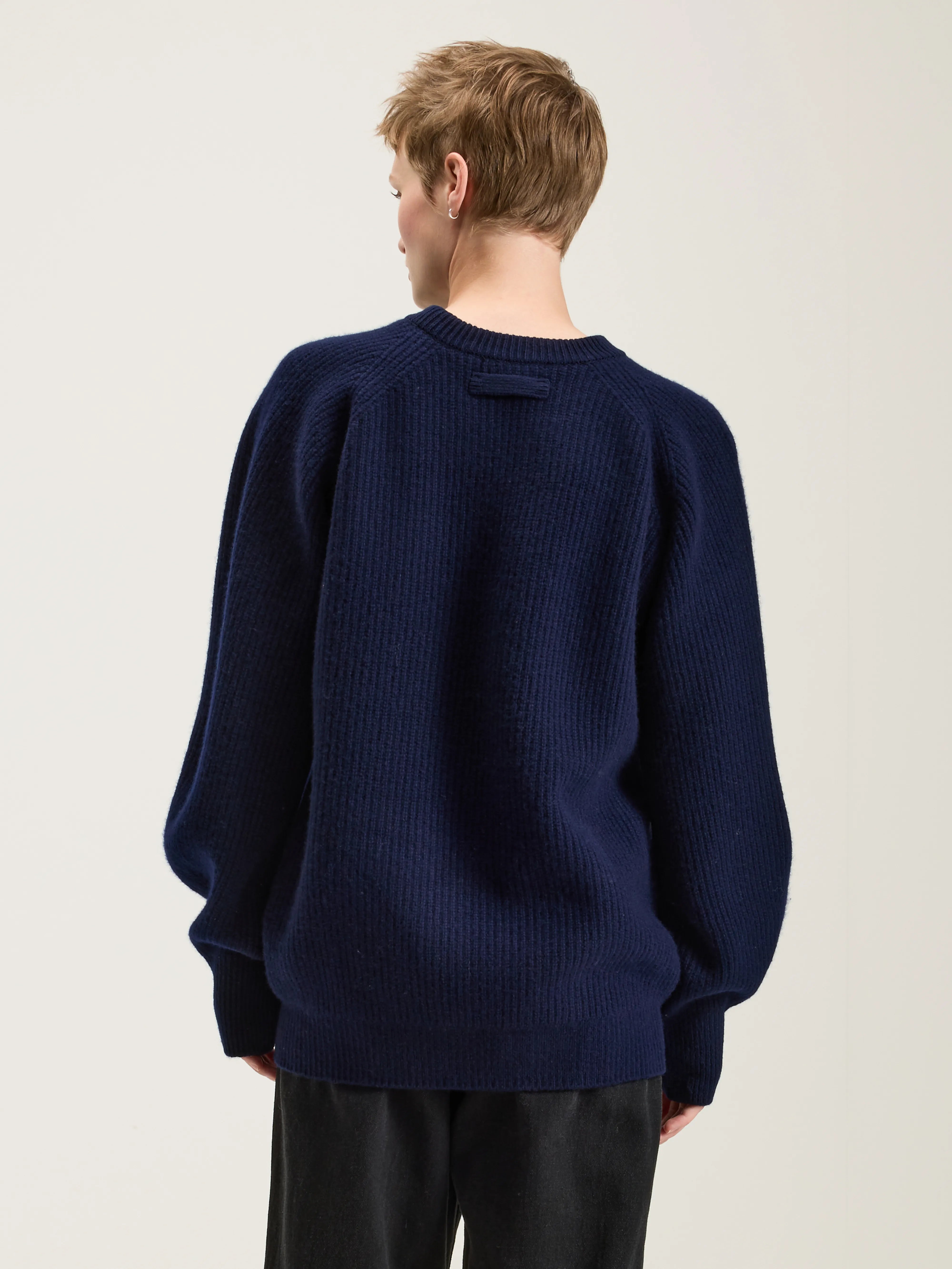 Pull à Coll Rond Highland (242 / W / NAVY)