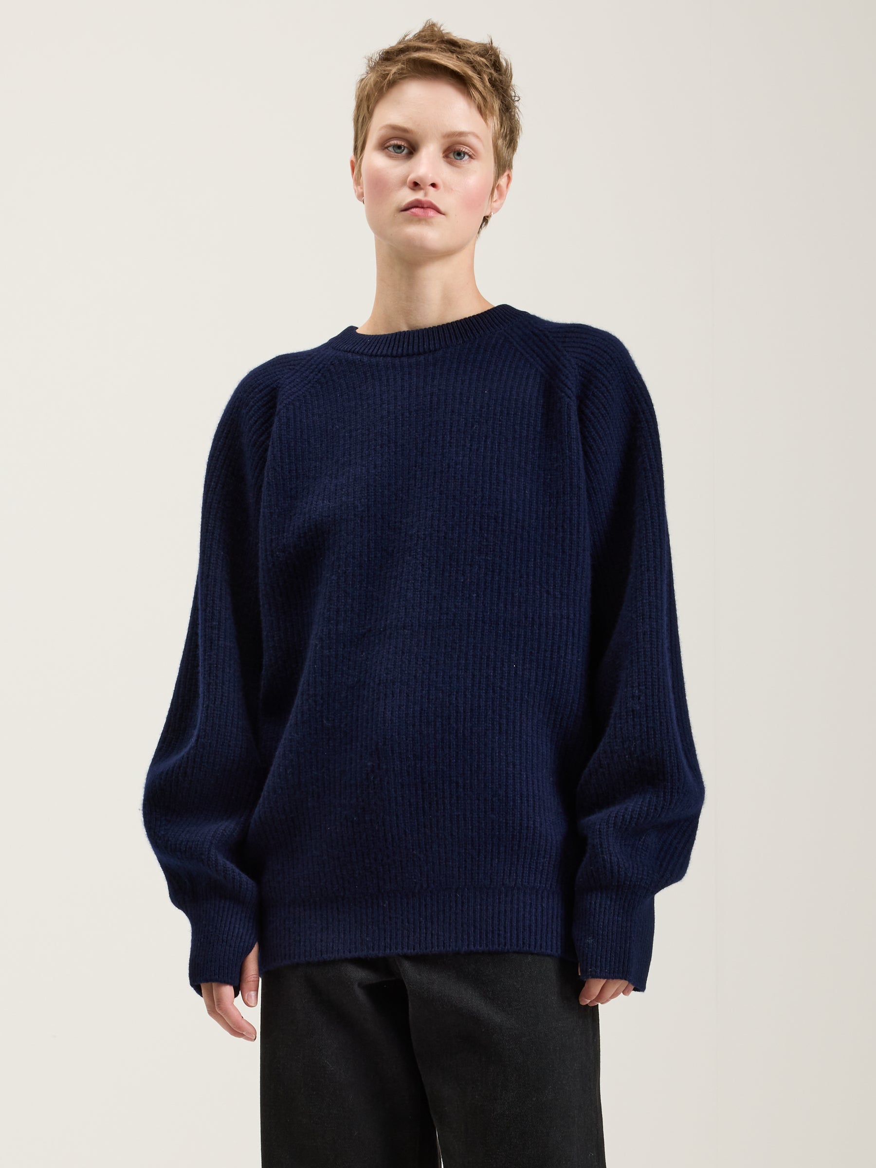 Highland Crewneck Sweater (242 / W / NAVY)