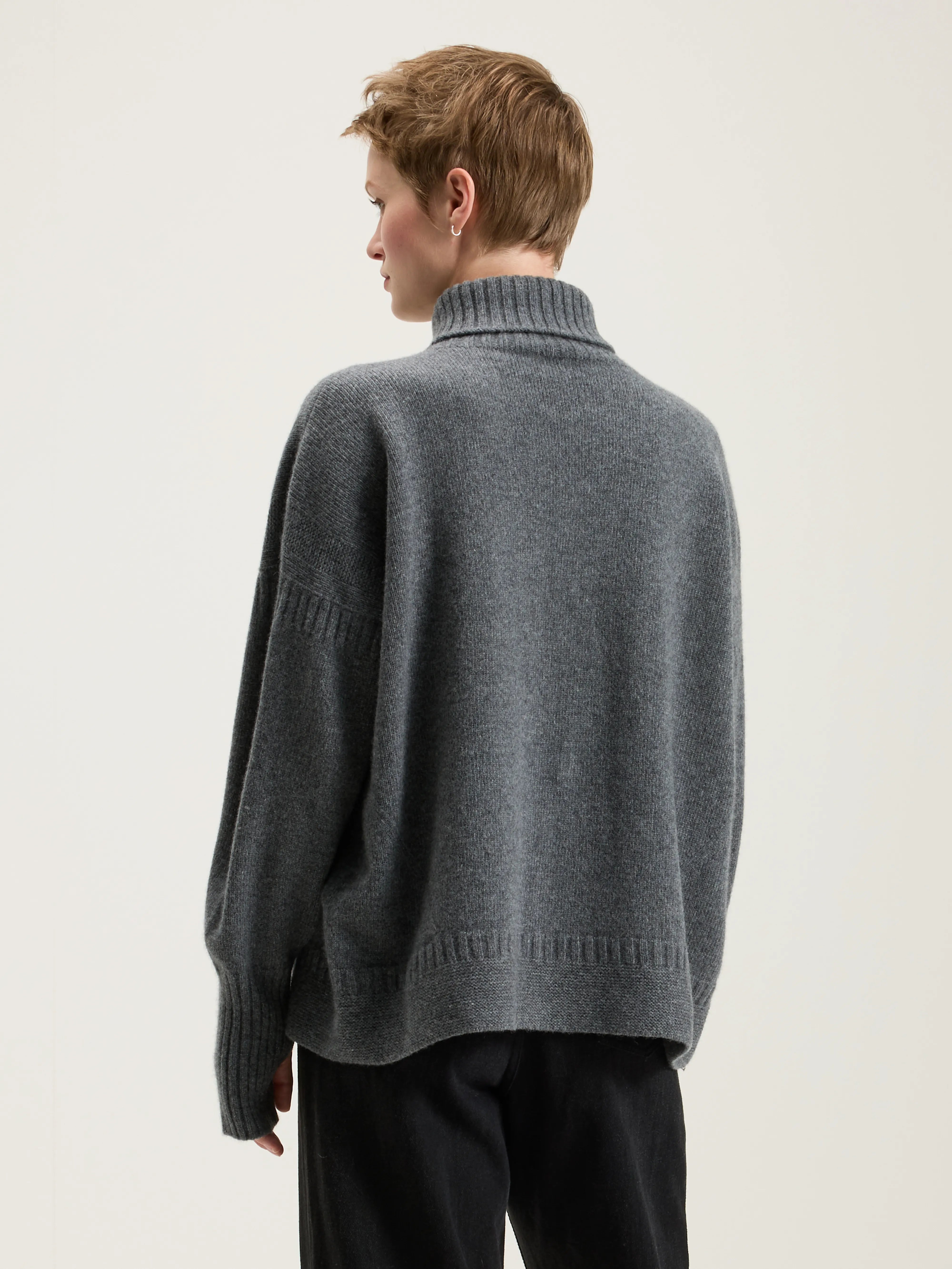 Lulu High Neck Sweater (242 / W / GREY)