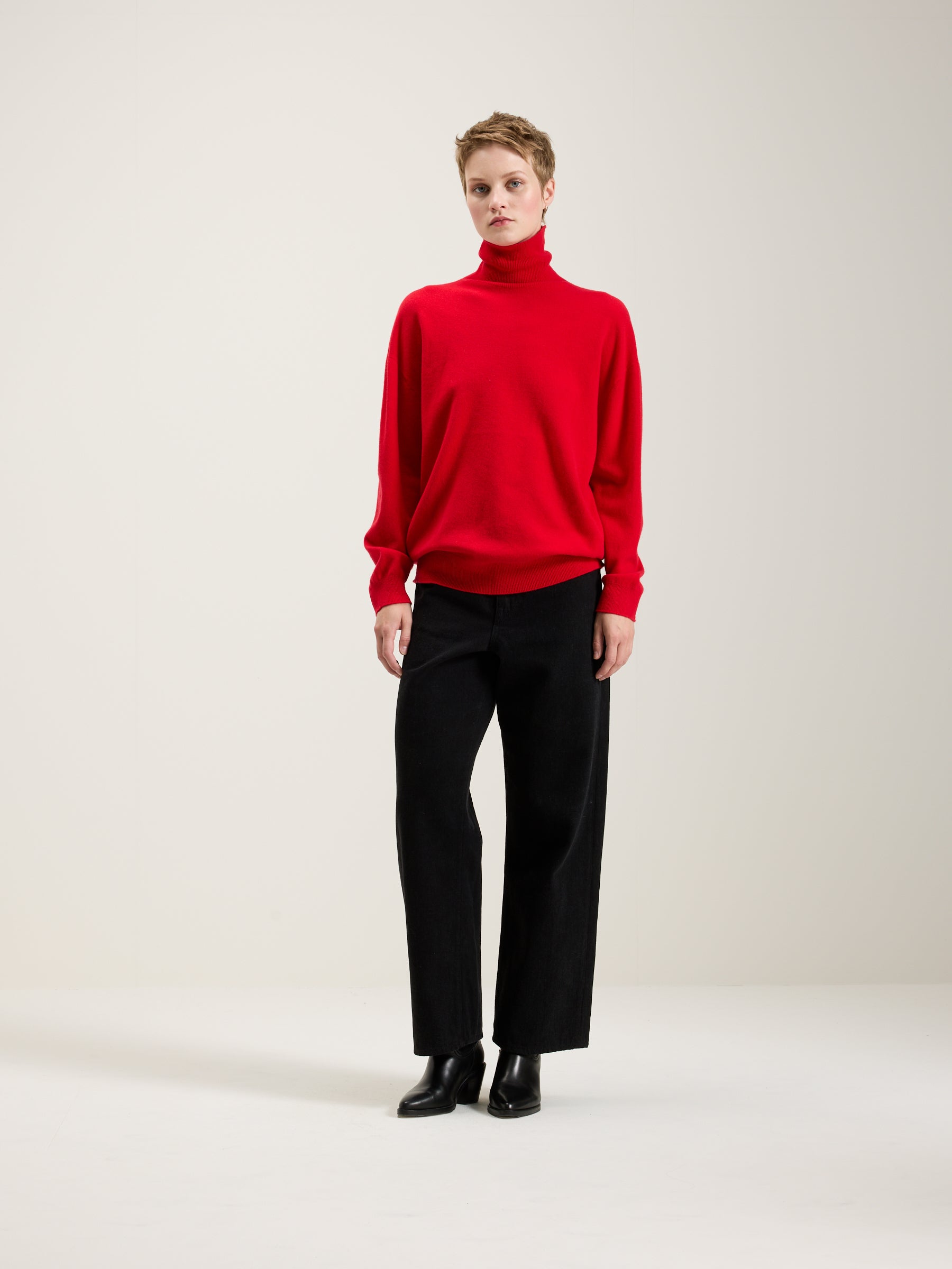 Polly Turtleneck Sweater (242 / W / RED)