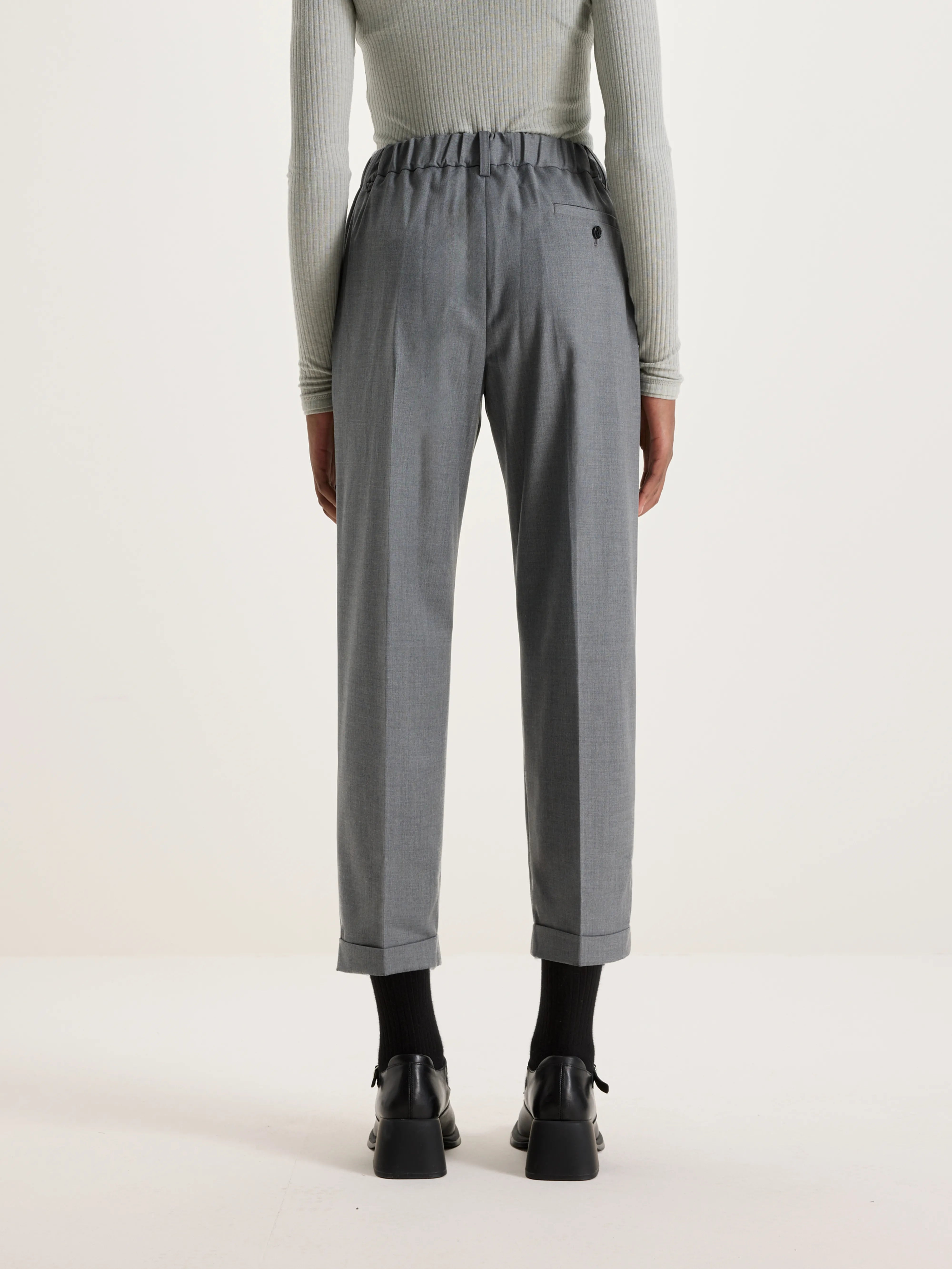 Robin Wool Pants  (242 / W / GREY)