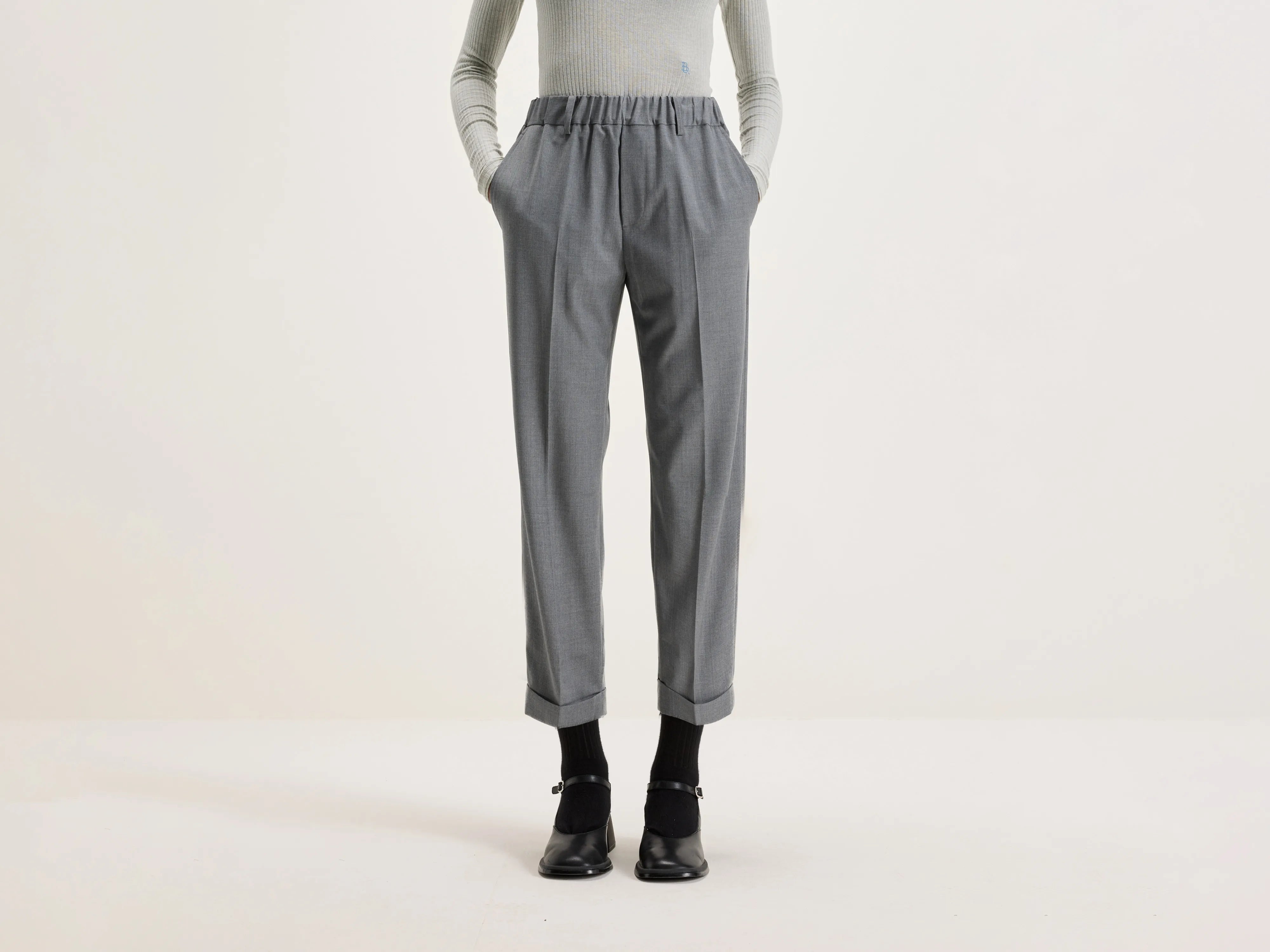 Pantalon Robin en laine (242 / W / GREY)