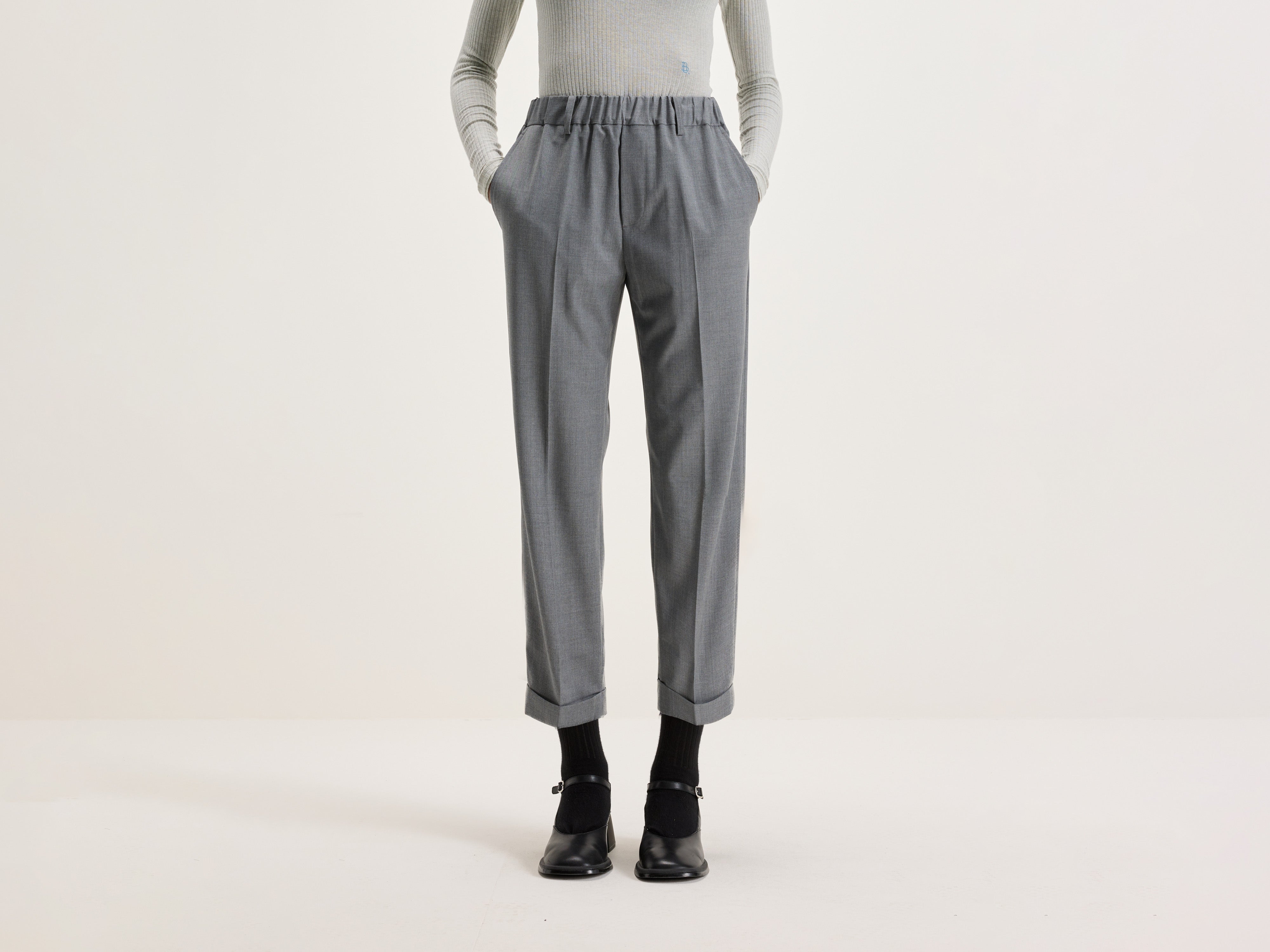 Pantalon Robin en laine (242 / W / GREY)