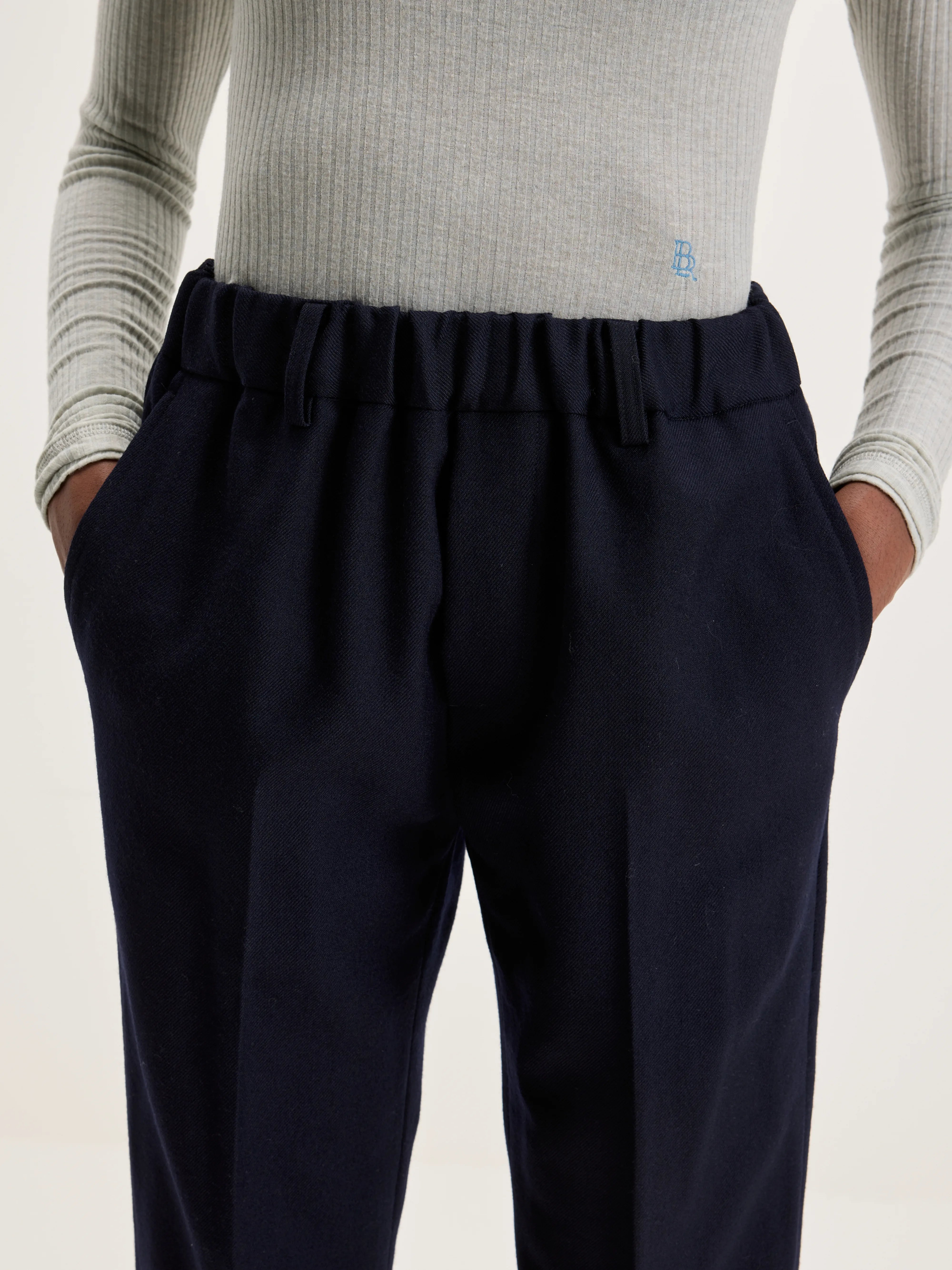 Pantalon Robin en Laine (242 / W / NAVY)