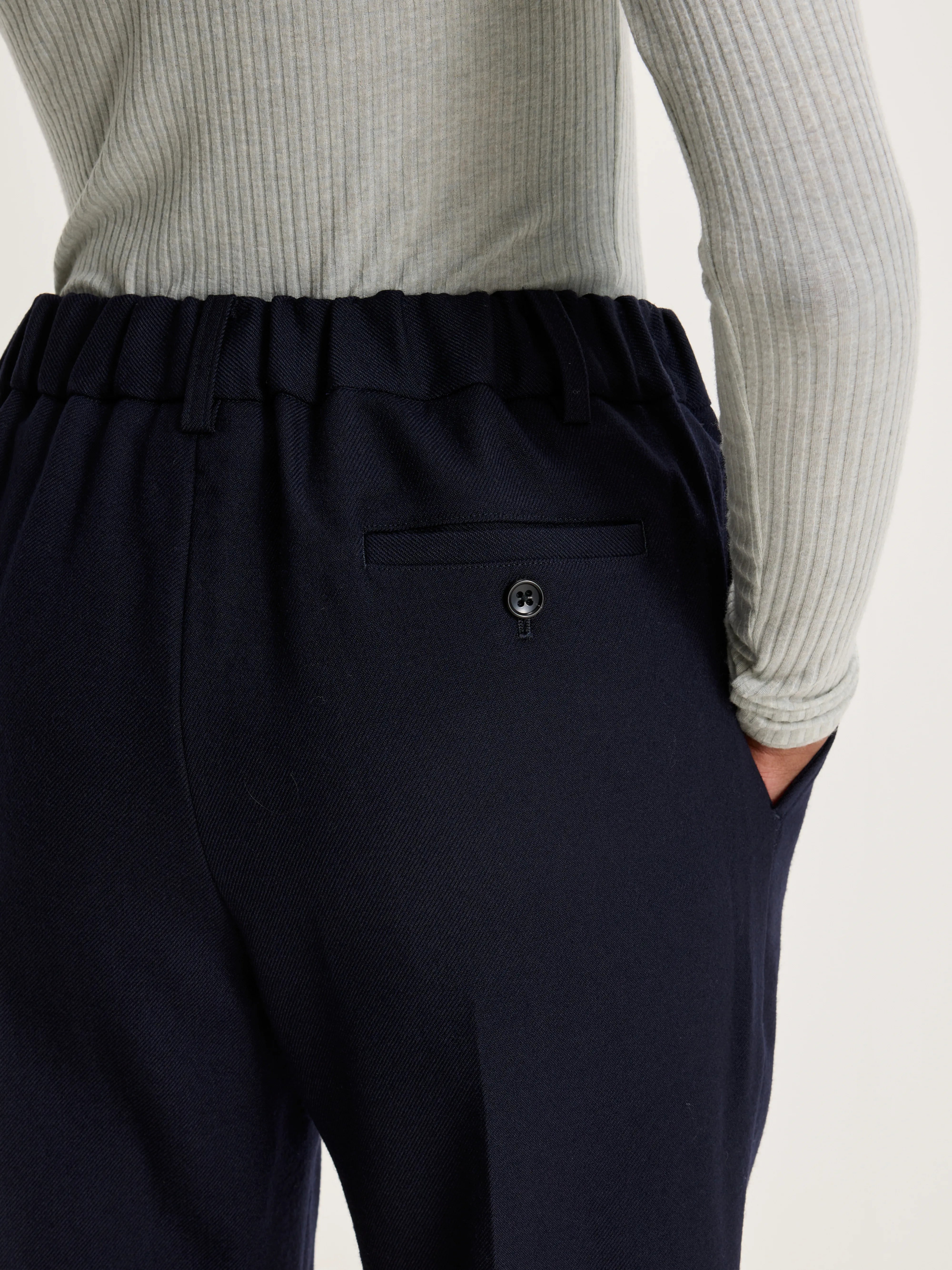 Pantalon Robin en Laine (242 / W / NAVY)