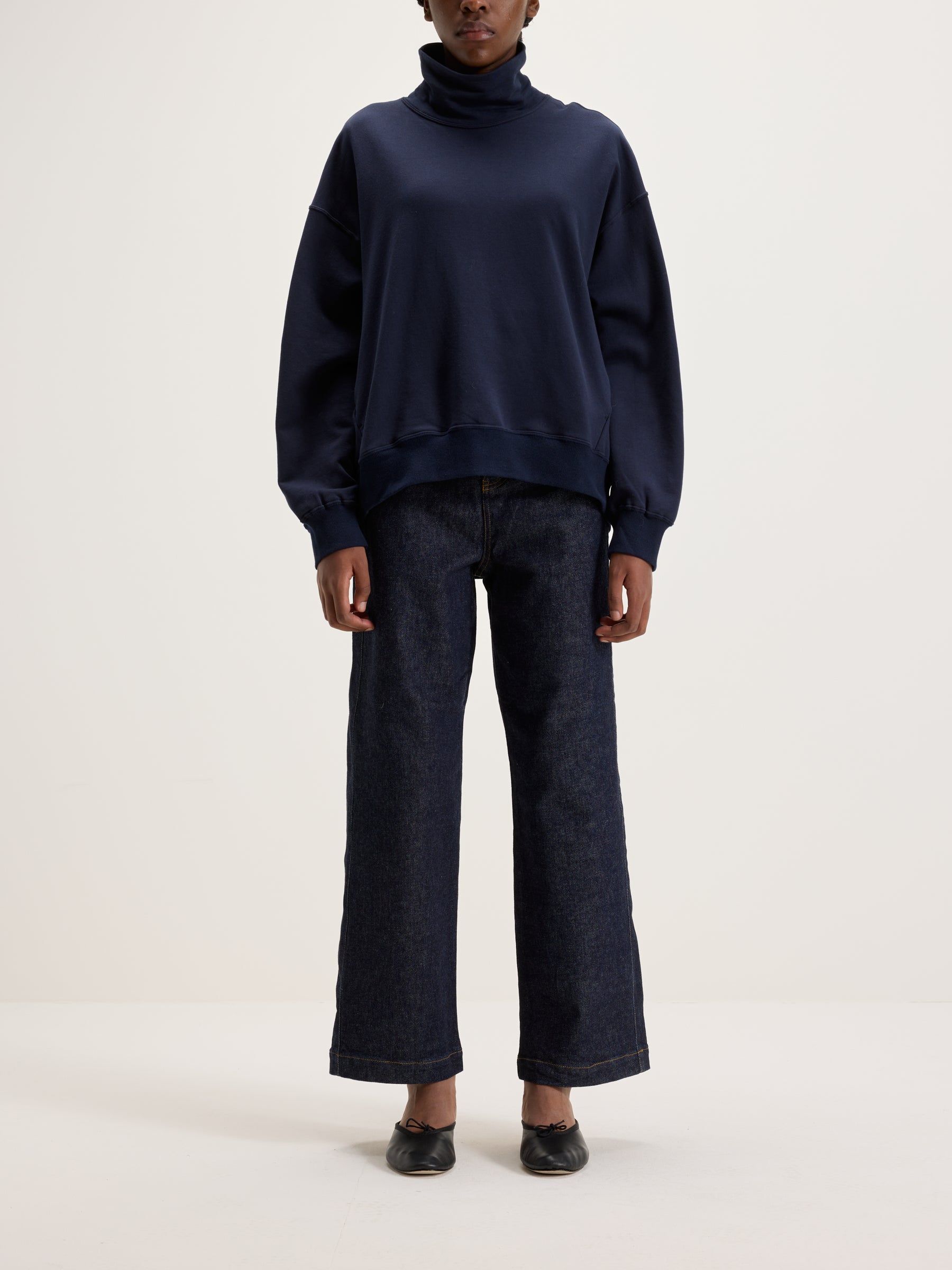 Tune French Terry Sweatshirt (242 / W / NAVY)