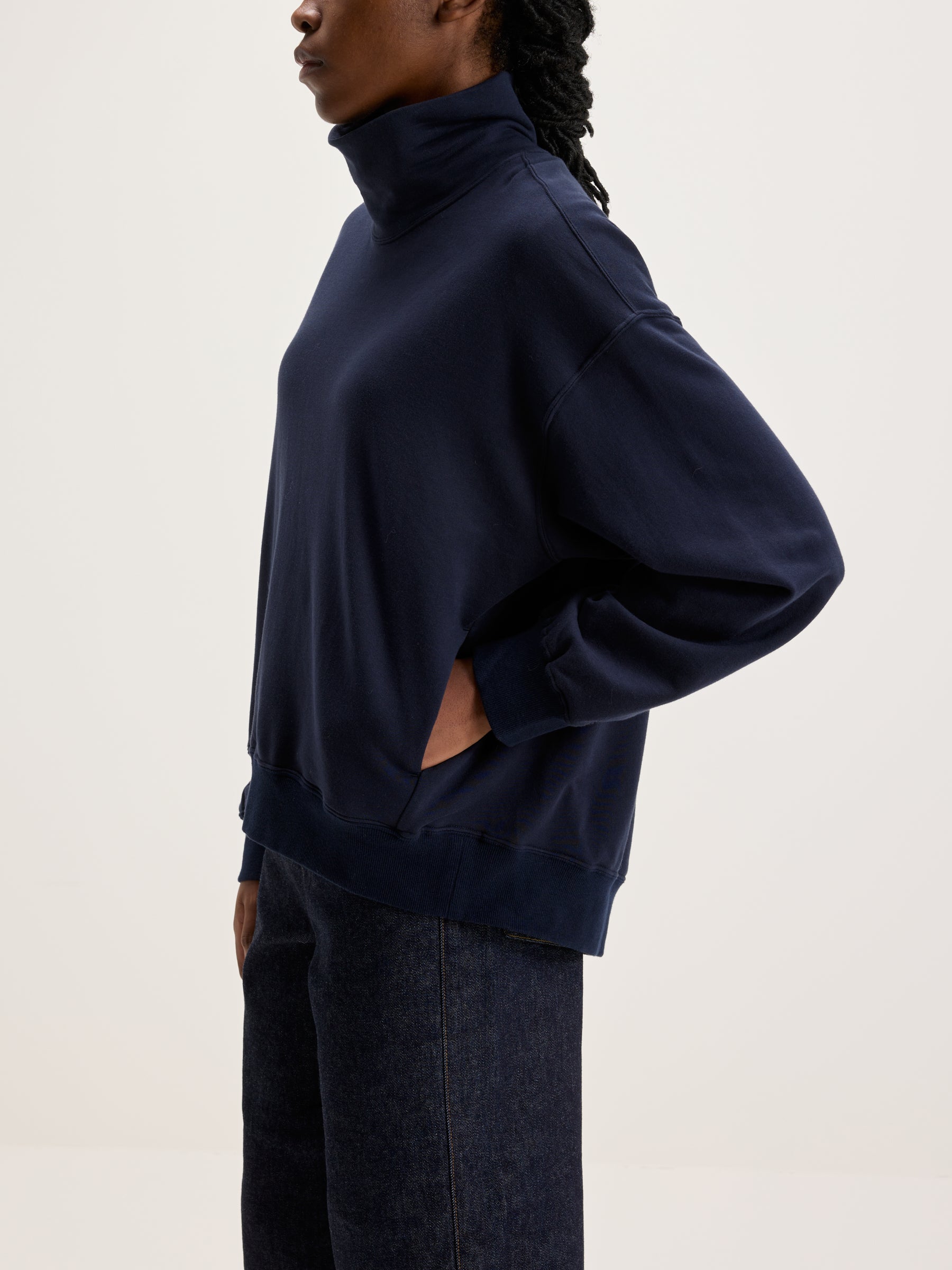 Tune French Terry Sweatshirt (242 / W / NAVY)