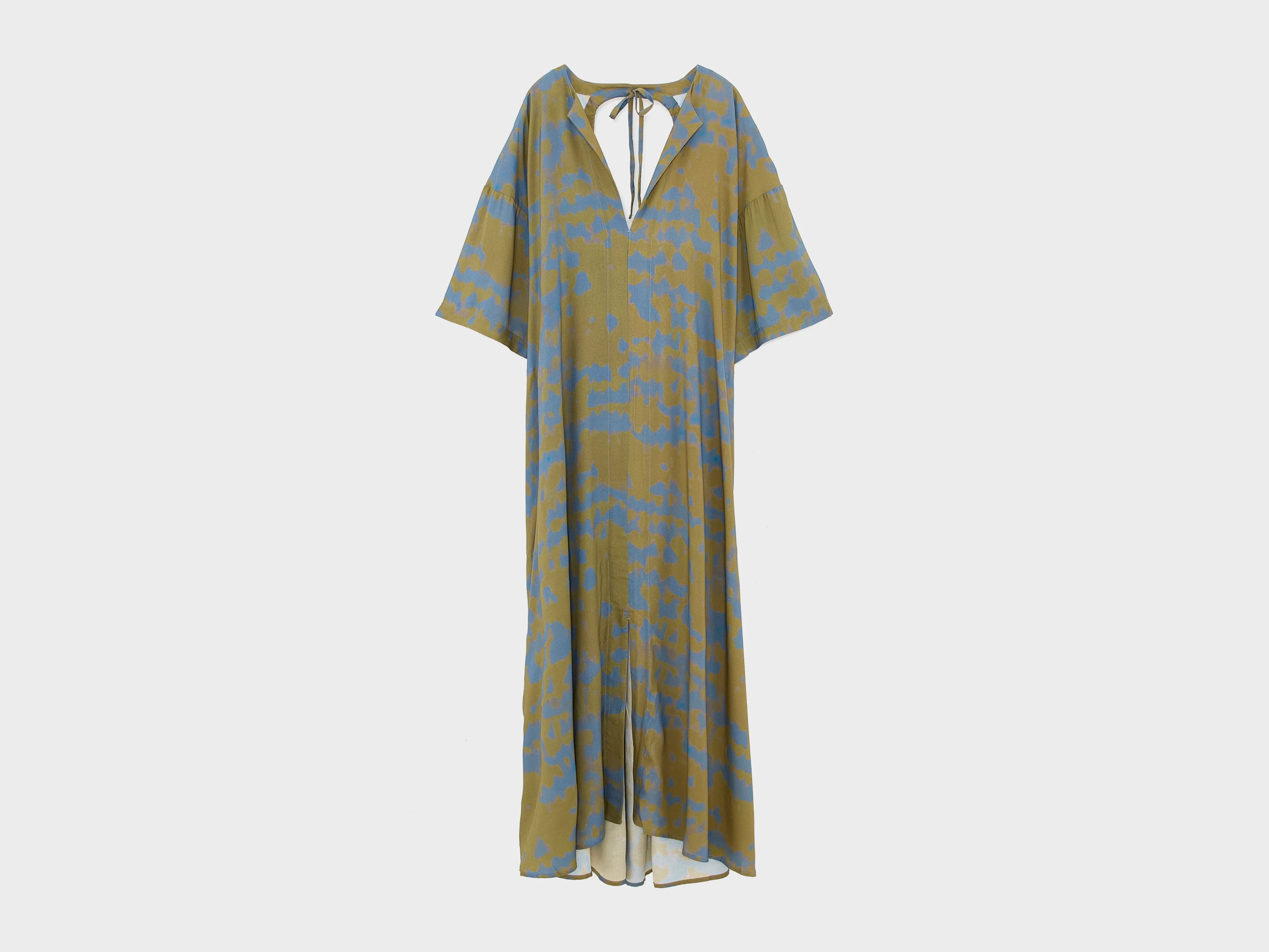 Highland Tangelo Viscose Dress  (251 / W / GREEN)