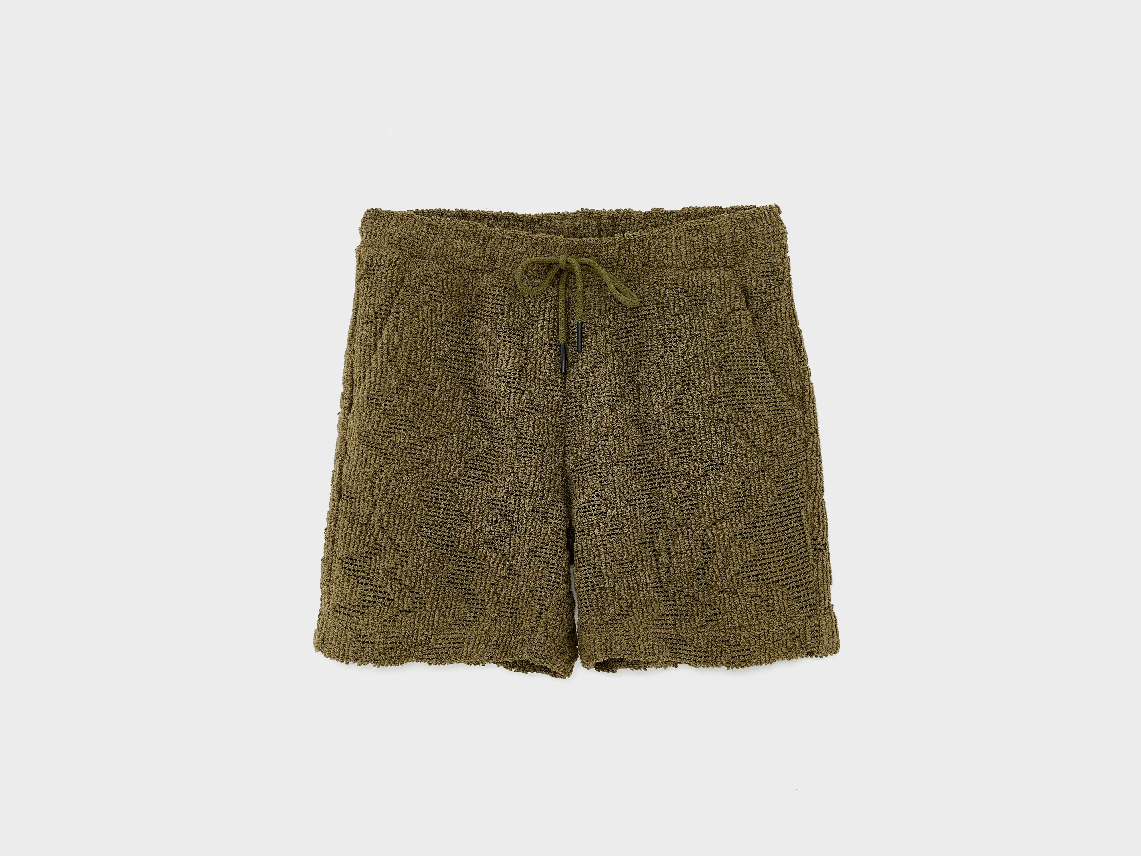 Pine Verve Crochet Shorts  (251 / W / GREEN)