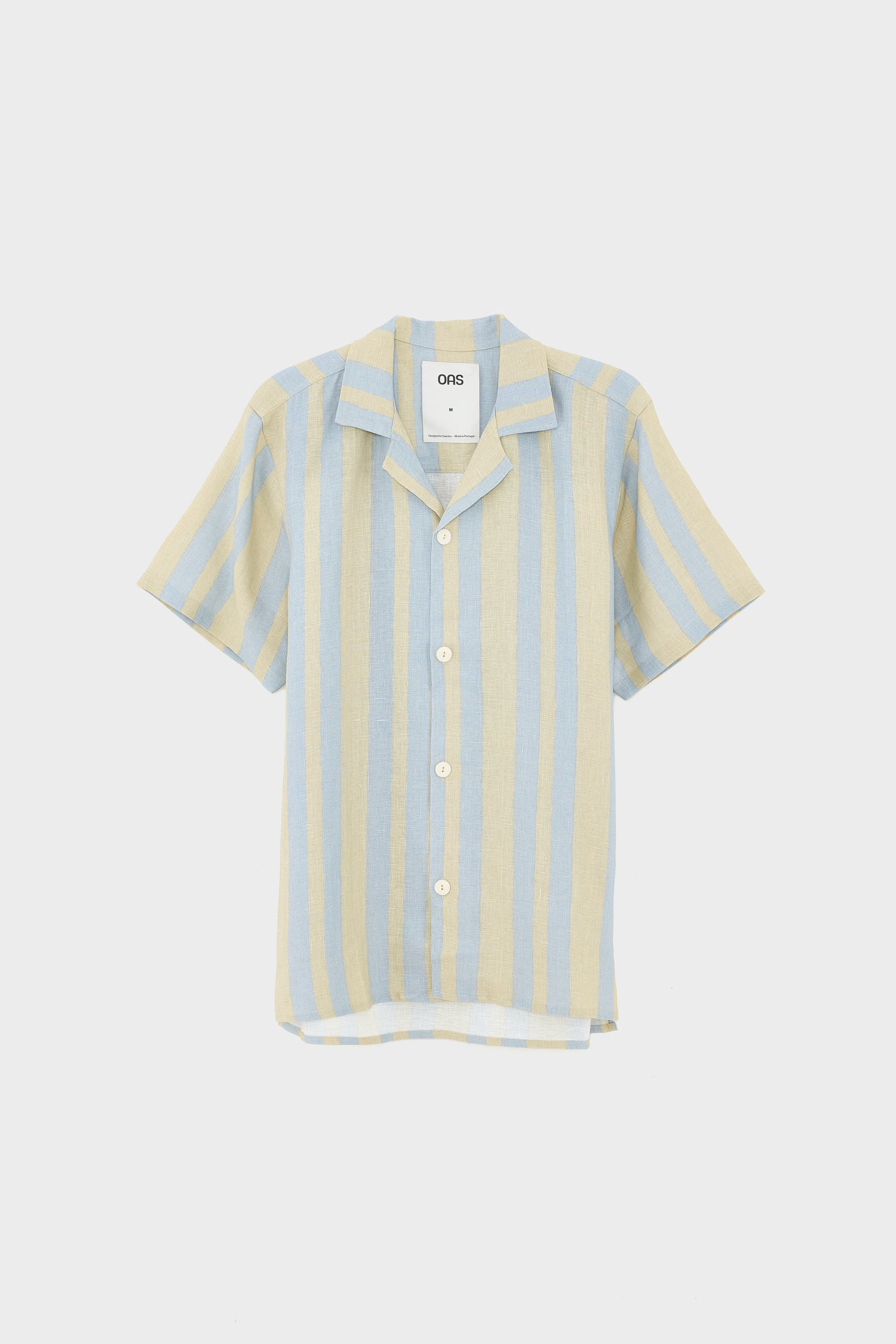 Mist Strata Cuba Linen Shirt For Men | Bellerose