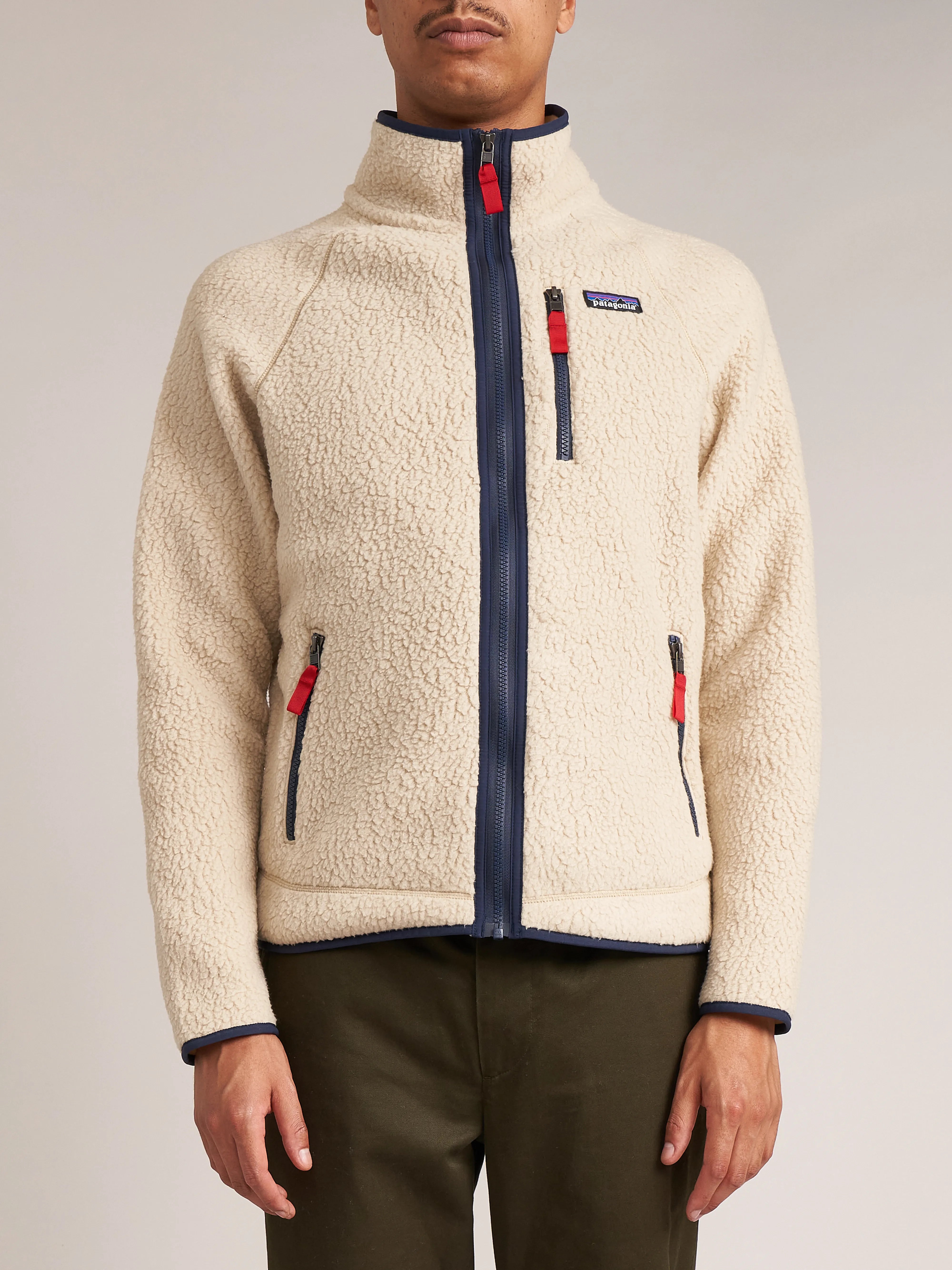 Men'S Retro Pile Fleece Jacket (242 / M / BEIGE)