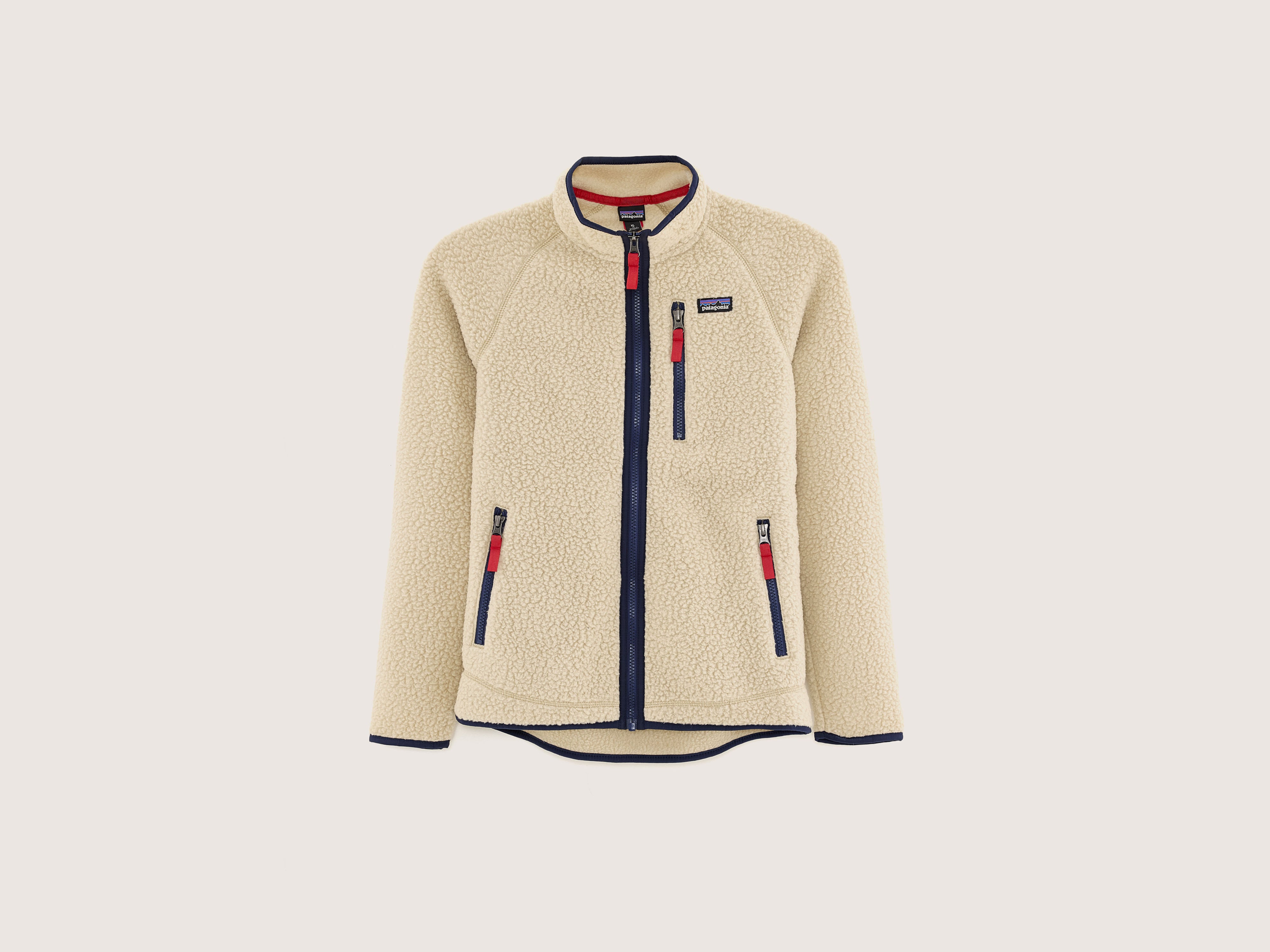 Kid'S Retro Pile Fleece Jacket (242 / B / BEIGE)