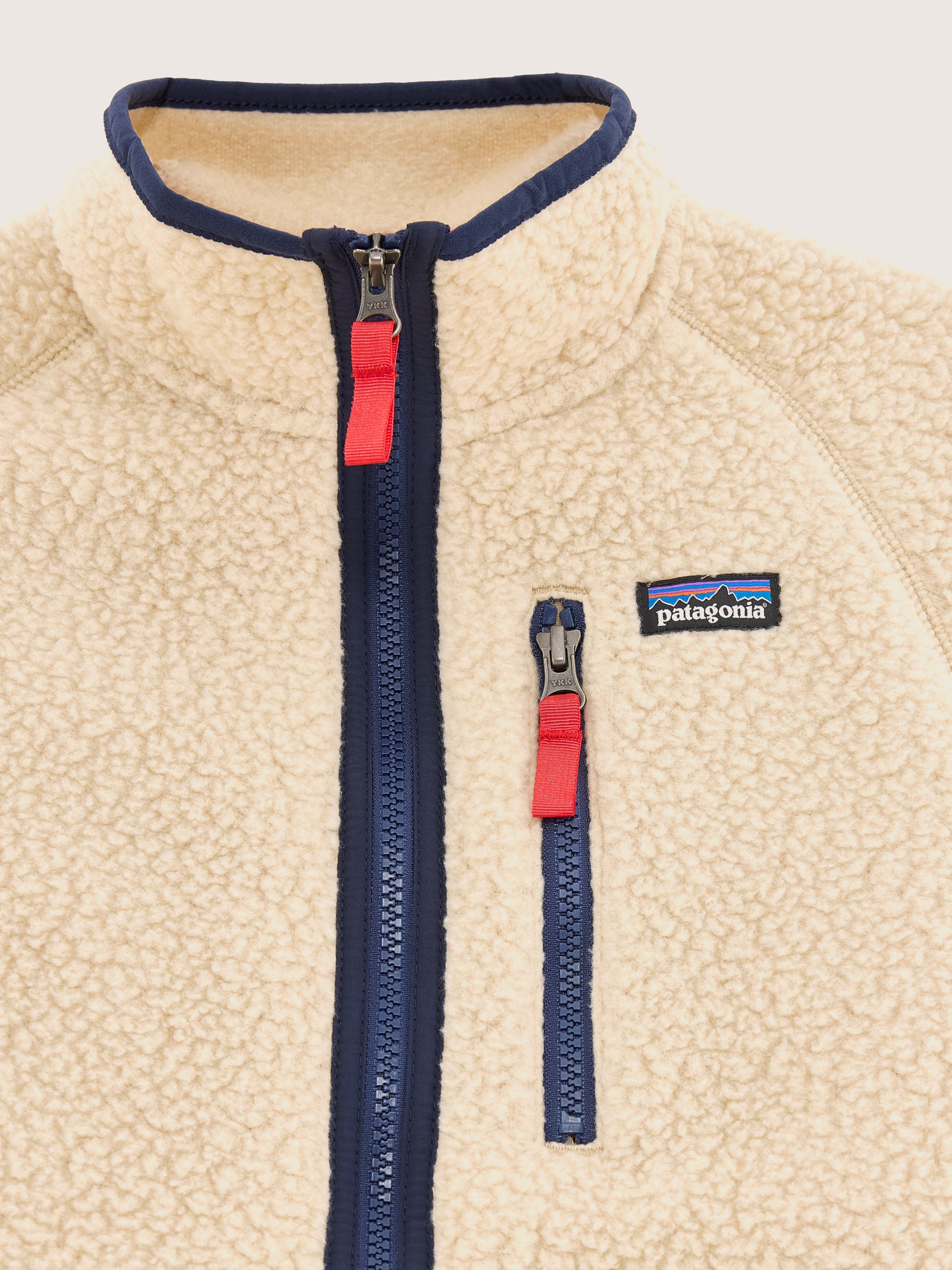 Kid'S Retro Pile Fleece Jacket (242 / B / BEIGE)