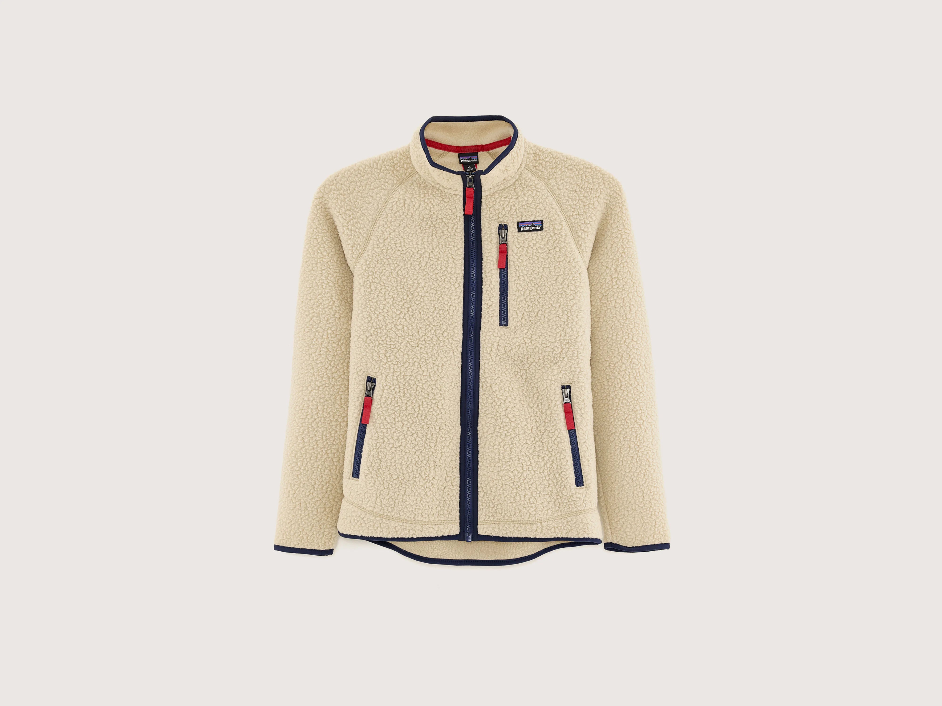 Kid's Retro Pile Fleece Jacket (242 / B / BEIGE)