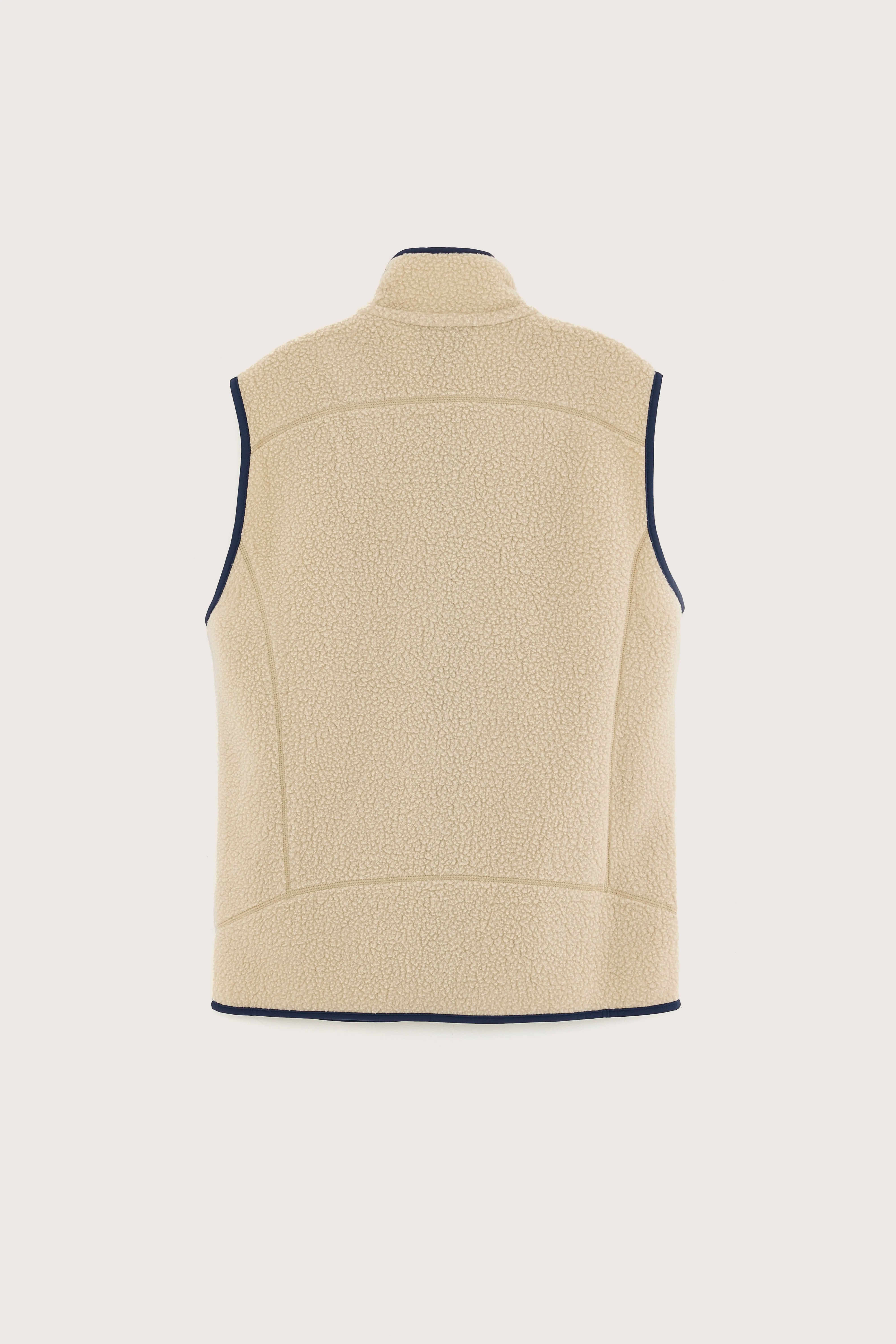 Men's Retro Pile Vest (242 / M / BEIGE)