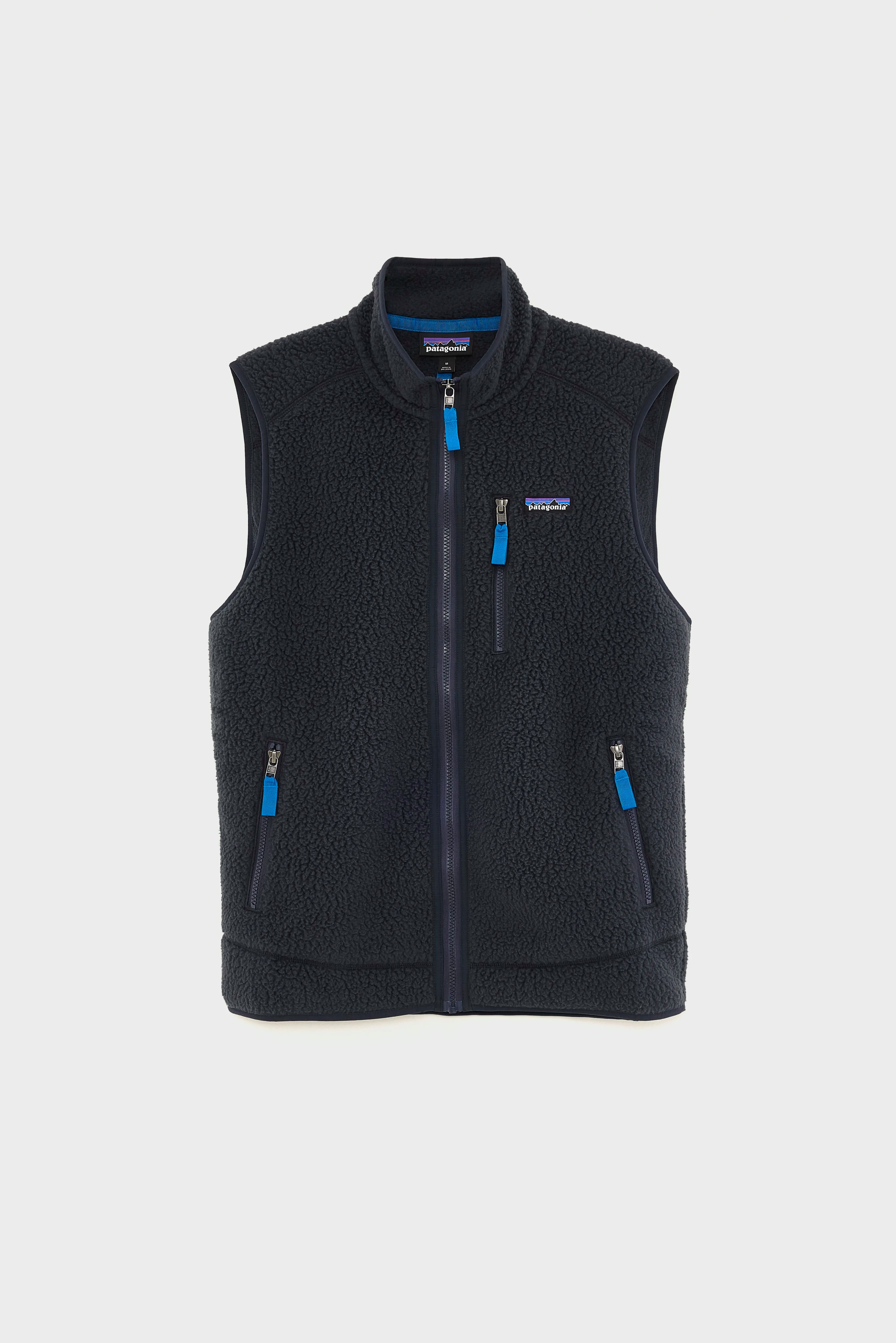 Men's Retro Pile Vest (242 / M / DARK NAVY)