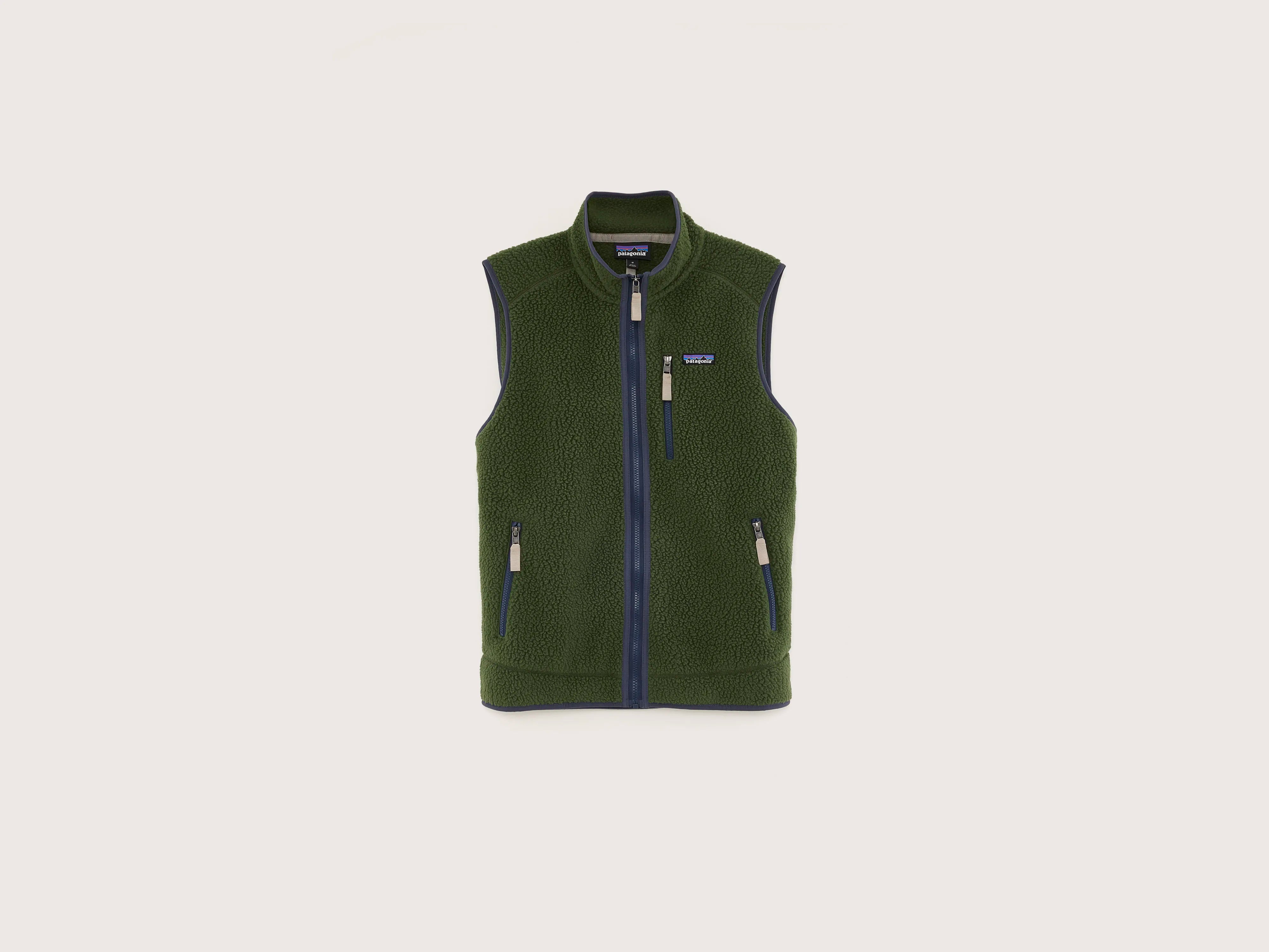 Gilet en Polaire Rétro pour Hommes (242 / M / GREEN)