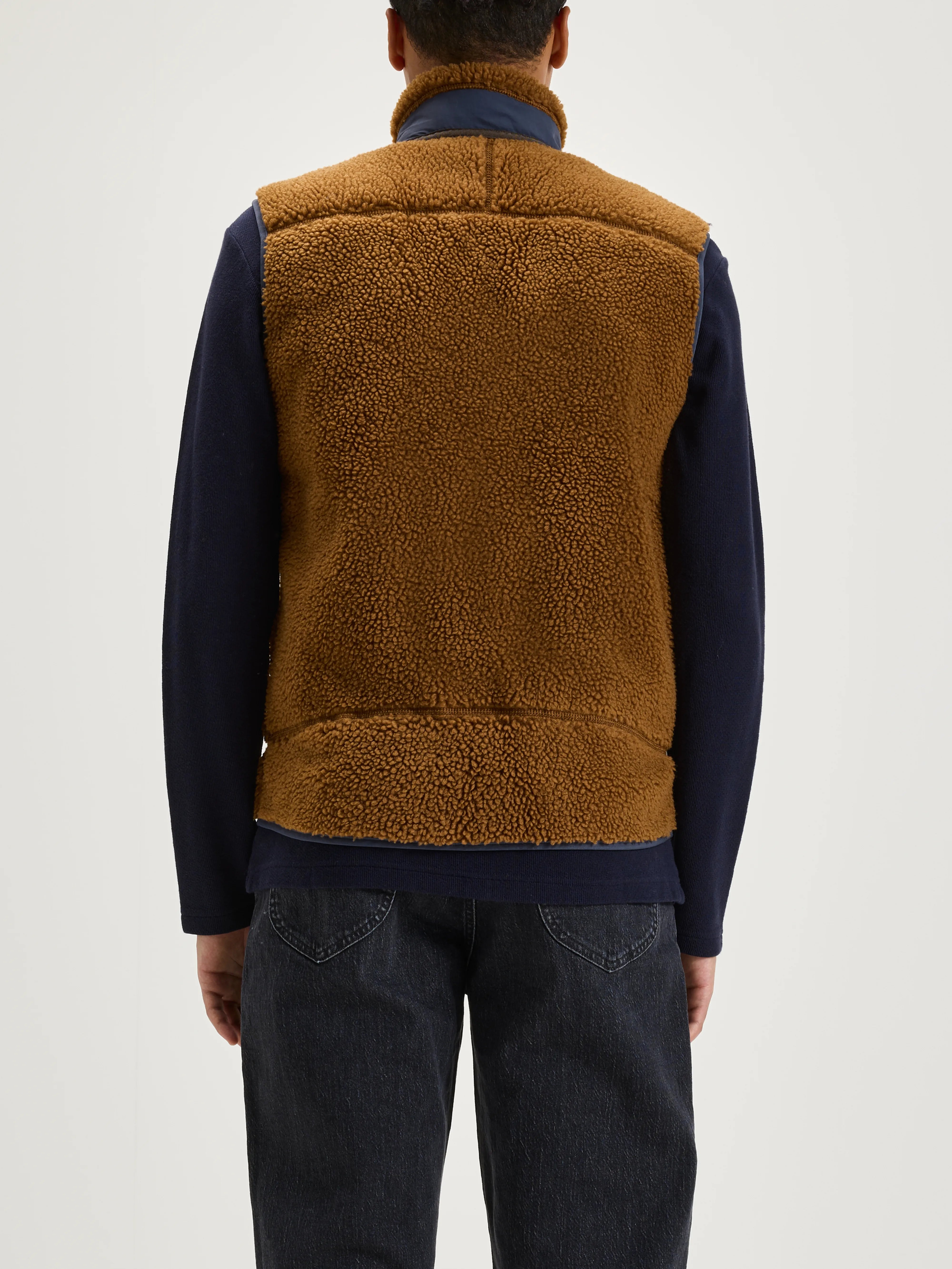 Men'S Classic Retro-X Fleece Vest (242 / M / BROWN)