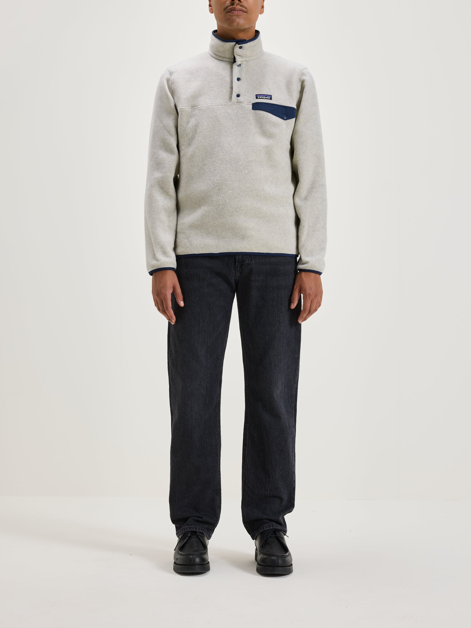 Synchilla Snap-T Fleece Pullover voor Mannen (242 / M / OATMEAL)