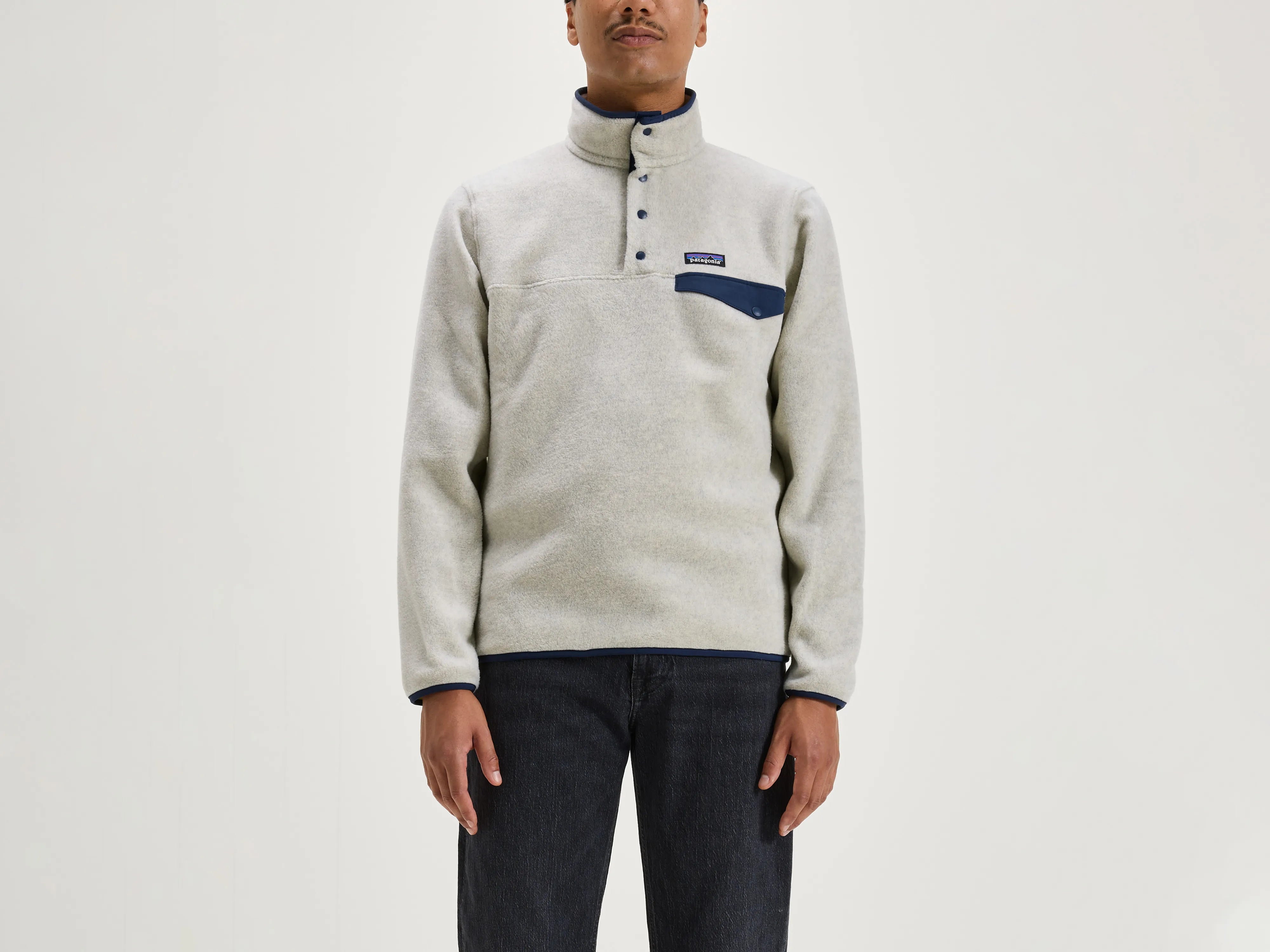 Synchilla Snap-T Fleece Pullover voor Mannen (242 / M / OATMEAL)