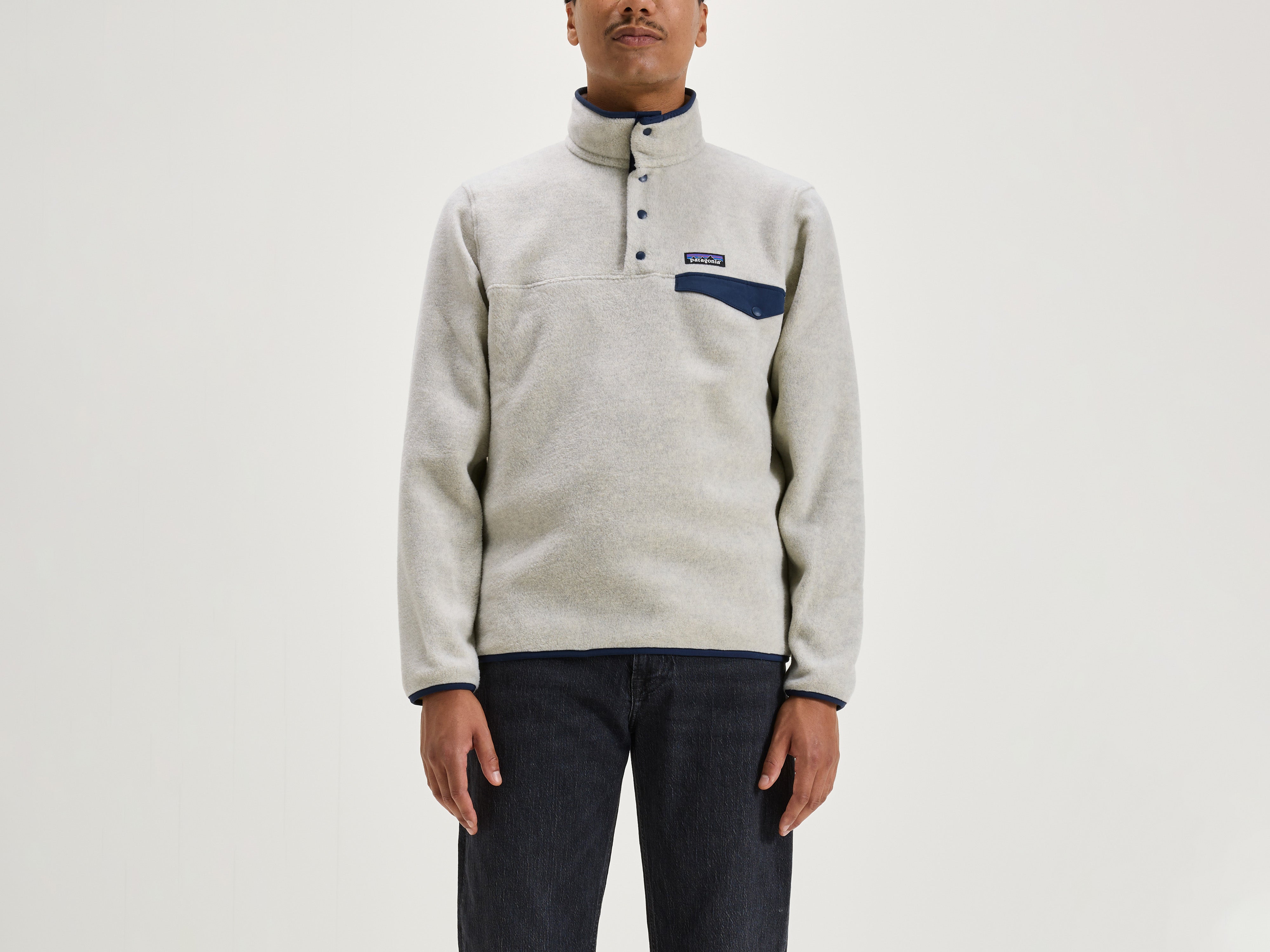 Synchilla Snap-T Fleece Pullover voor Mannen (242 / M / OATMEAL)