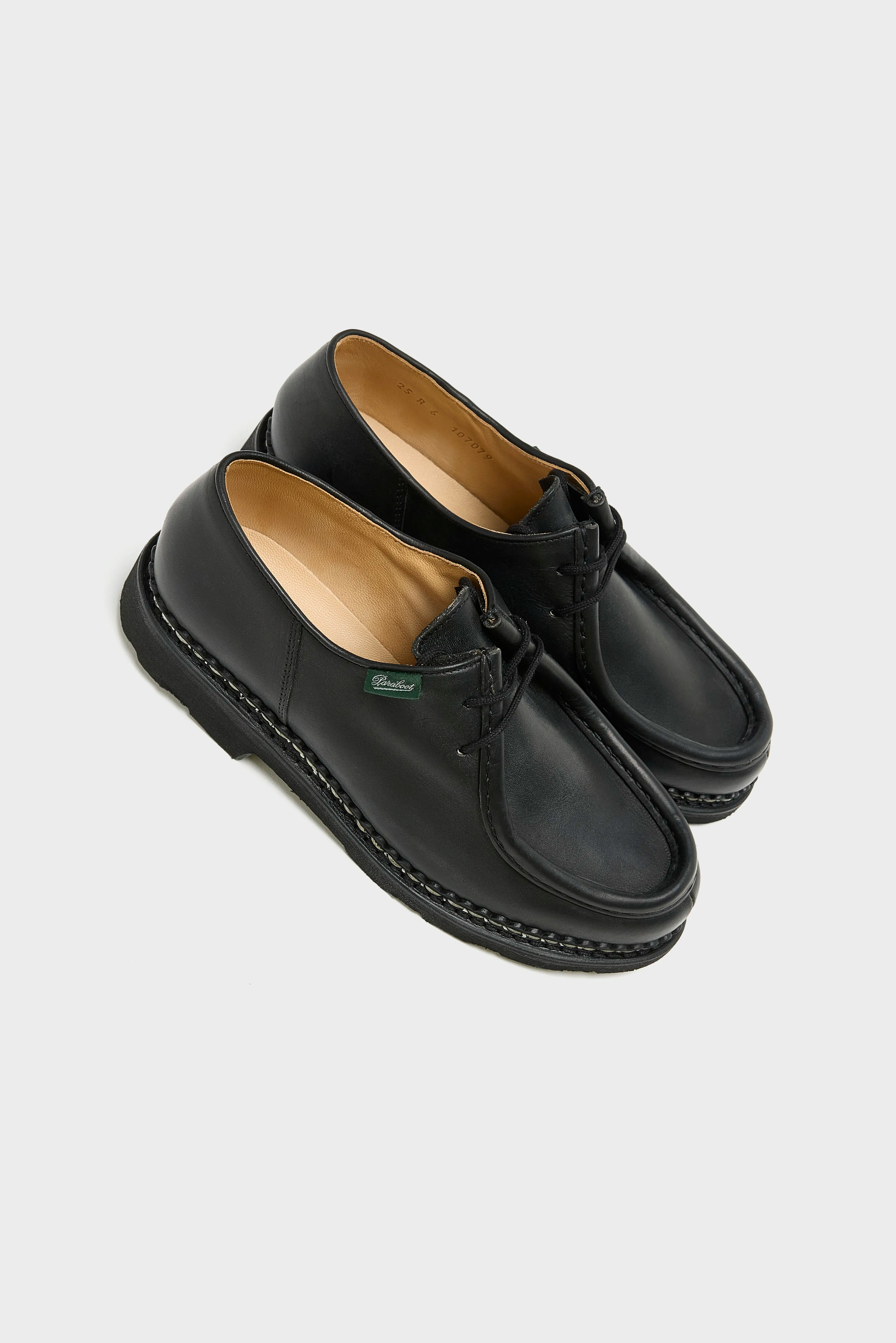 Derbies Michael en cuir pour Femmes (252 / W / BLACK)
