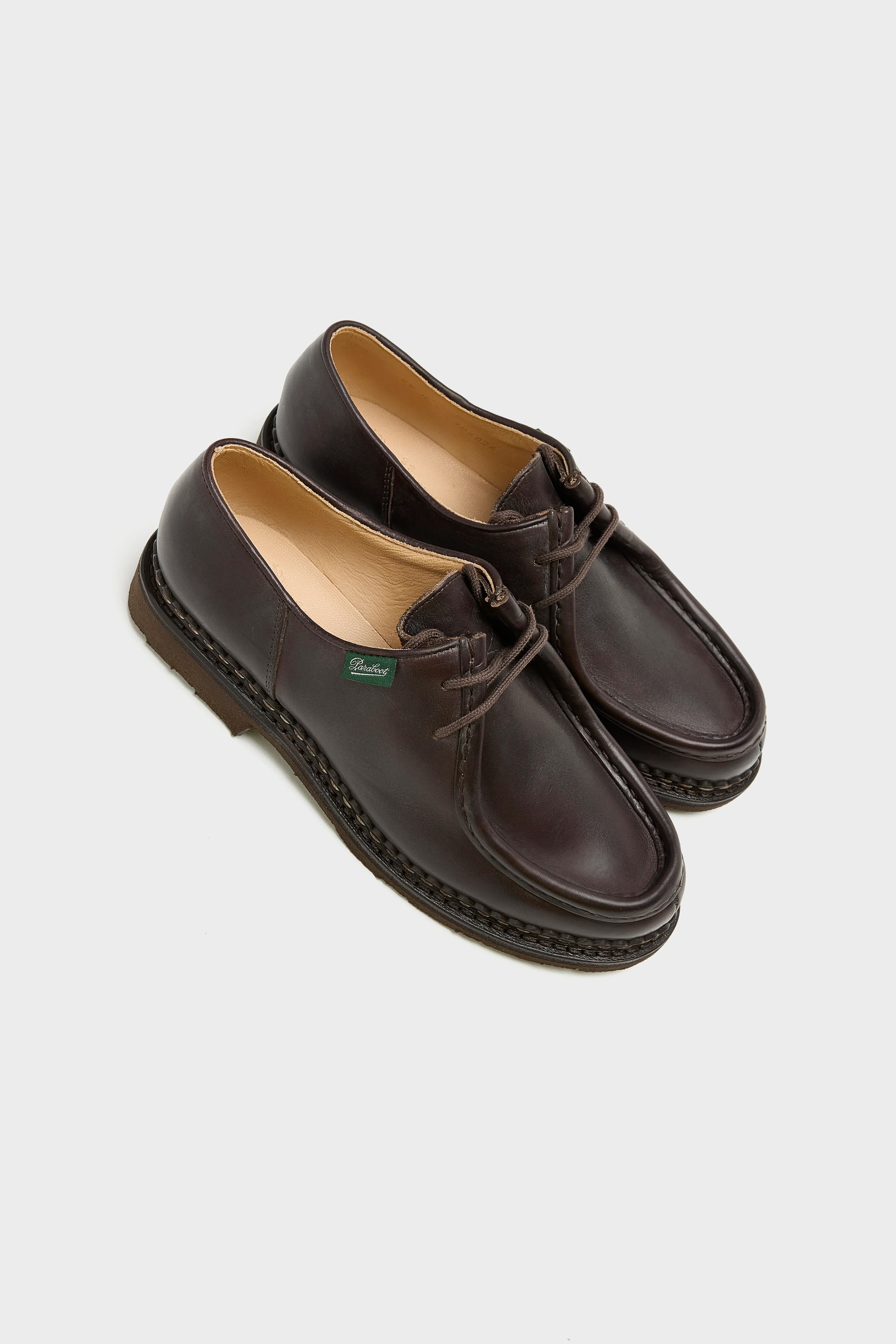 Derbies Michael en cuir pour Femmes (252 / W / BROWN)
