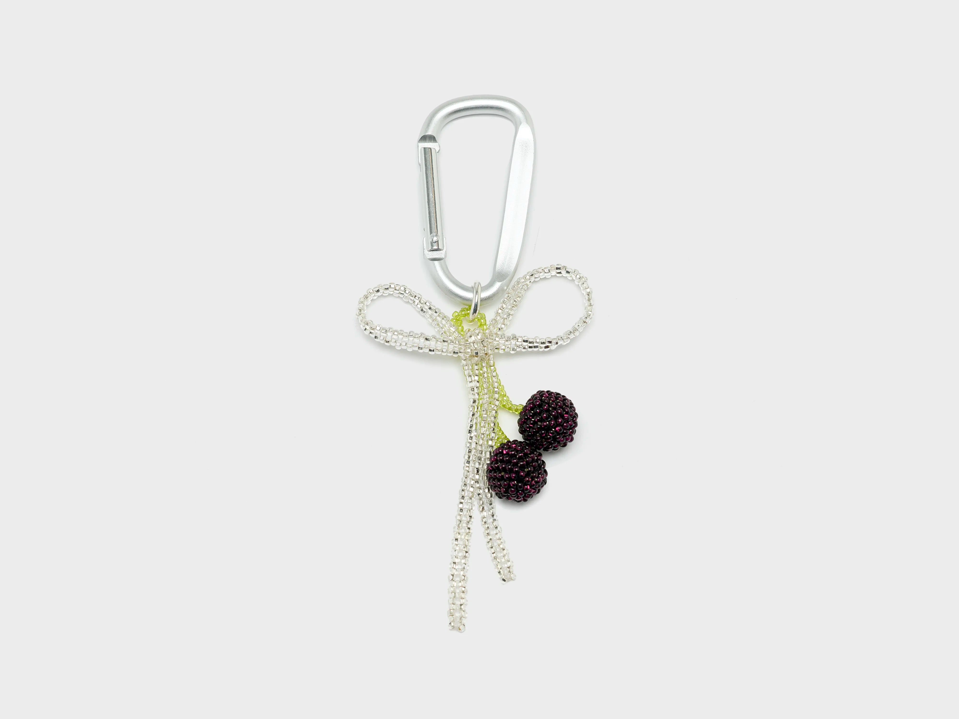 Dark Cherry Bow Carabiner  (252 / W / PURPLE)