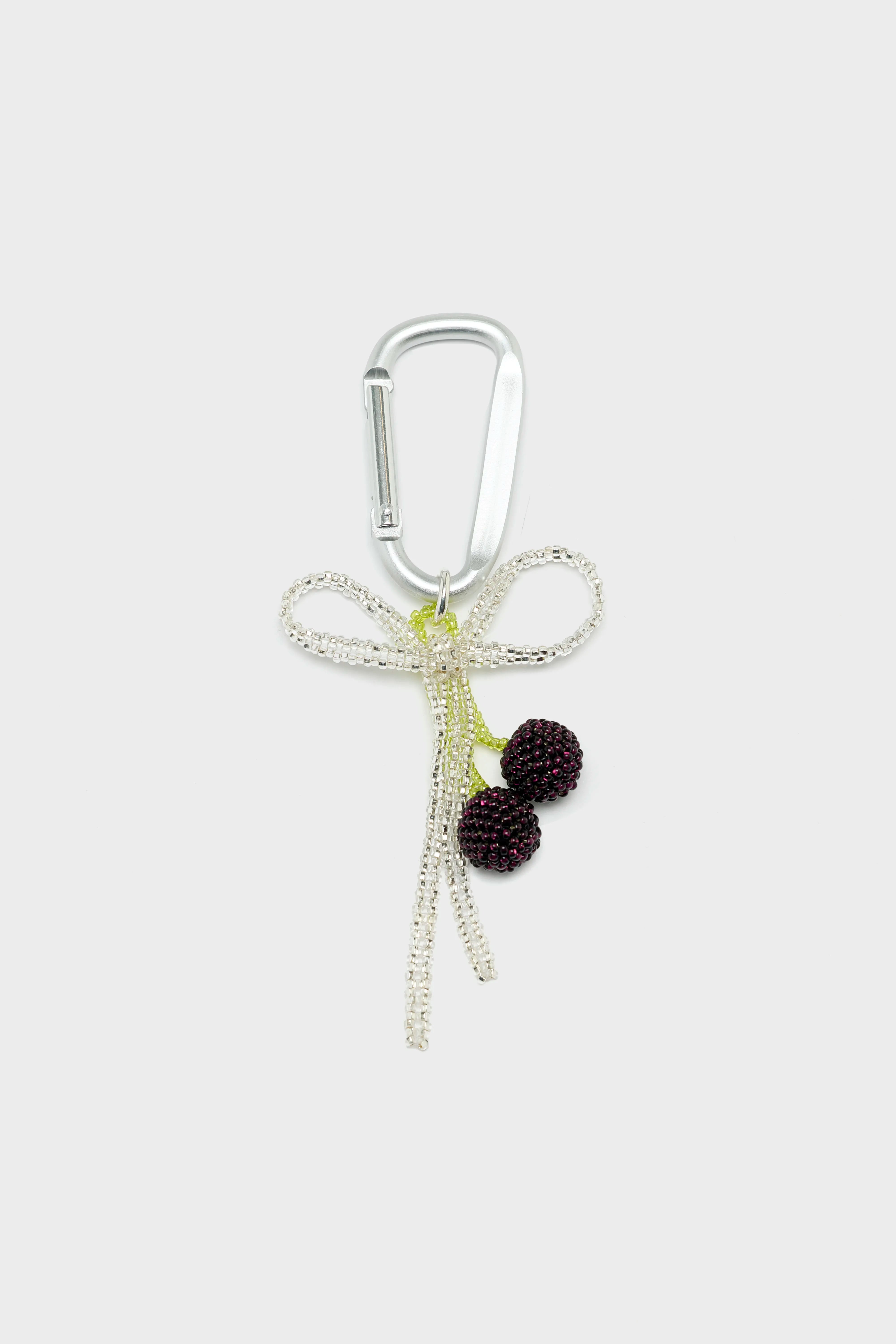 Dark Cherry Bow Carabiner For Women | Bellerose