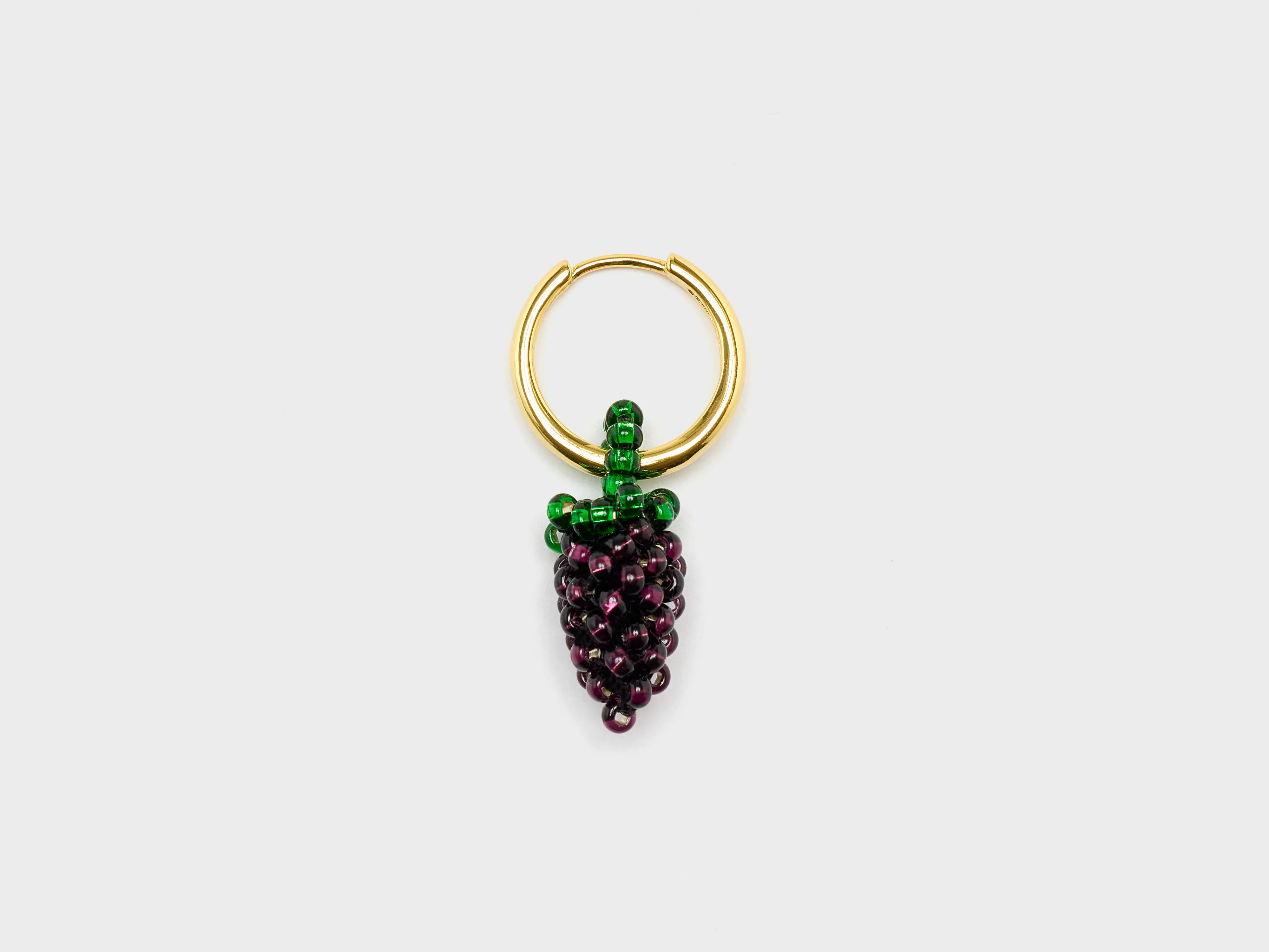 Mini Grape Earring  (252 / W / PURPLE)