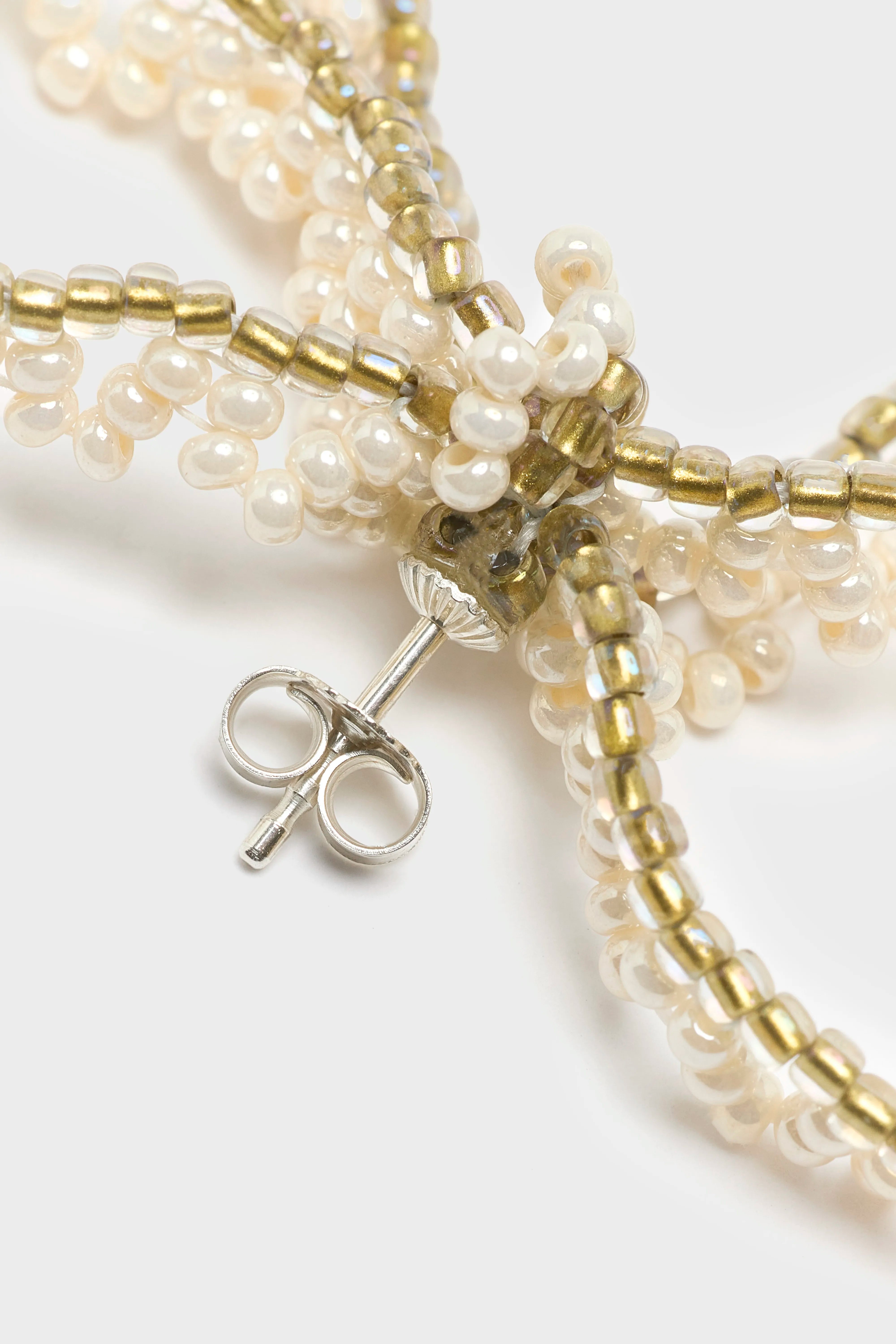 Lace Bow Ear Stick Earrings For Women | Bellerose