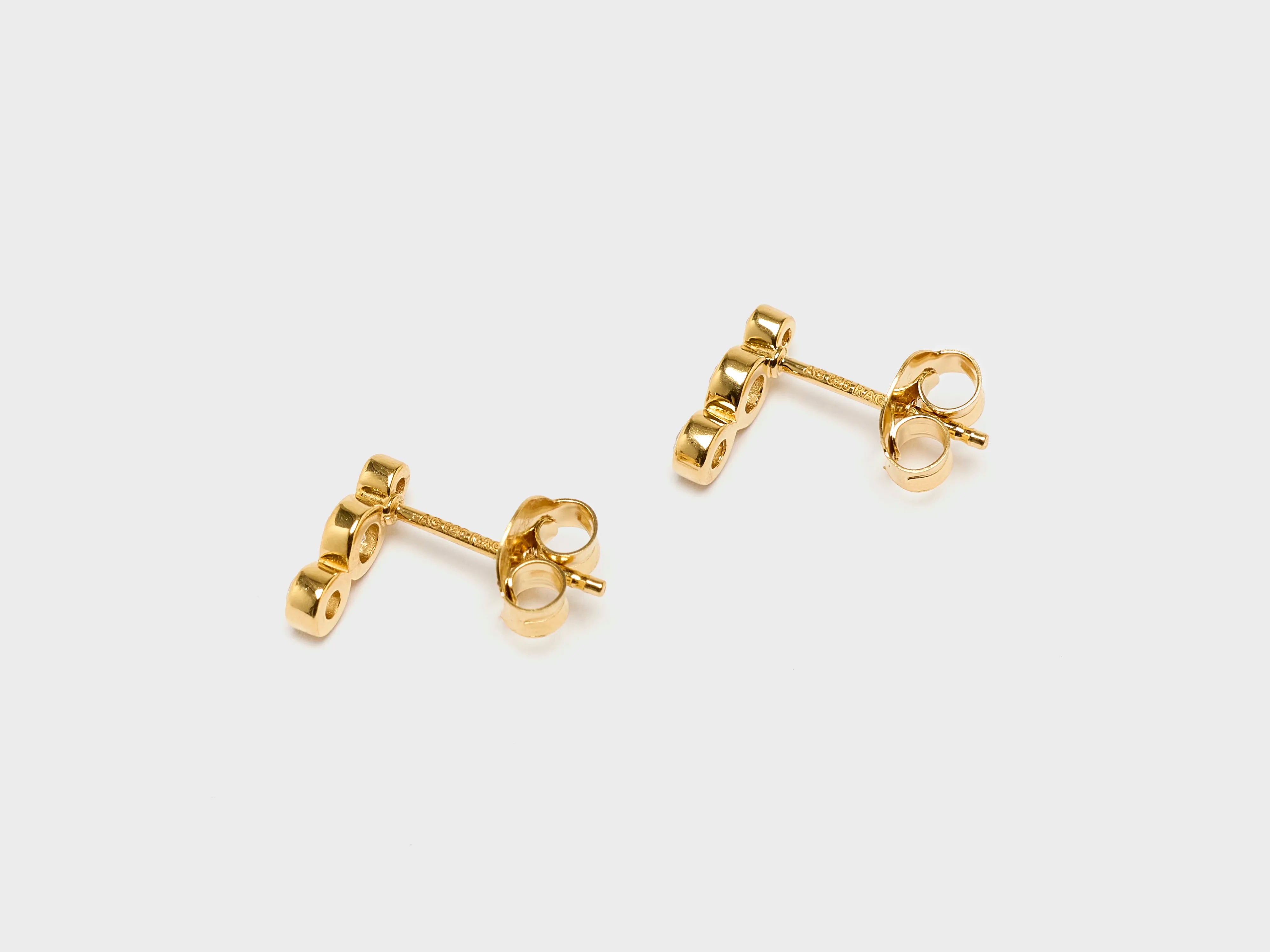 Odile Stud Earrings (251 / W / GOLD)