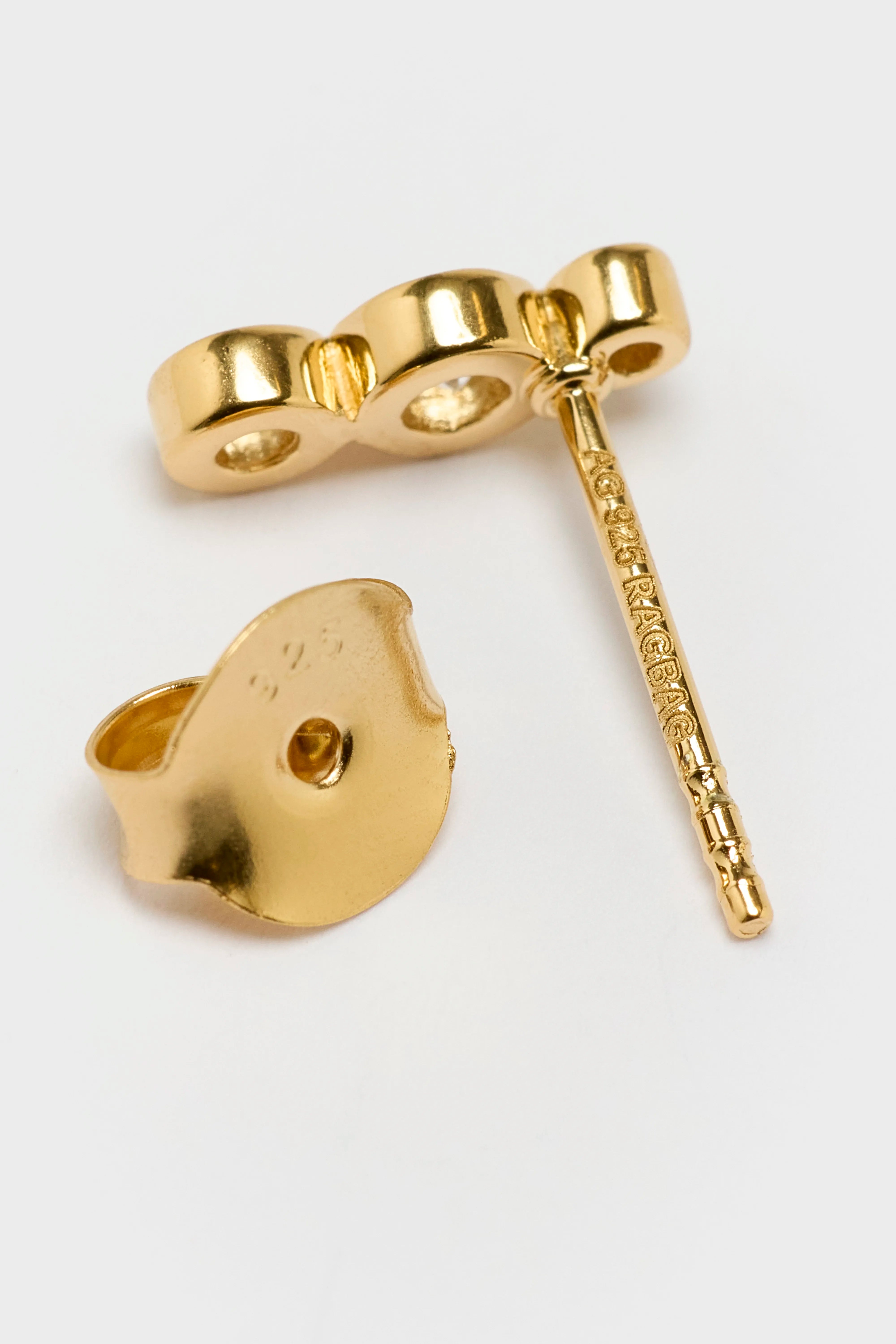 Odile Stud Boucle d'oreille (251 / W / GOLD)