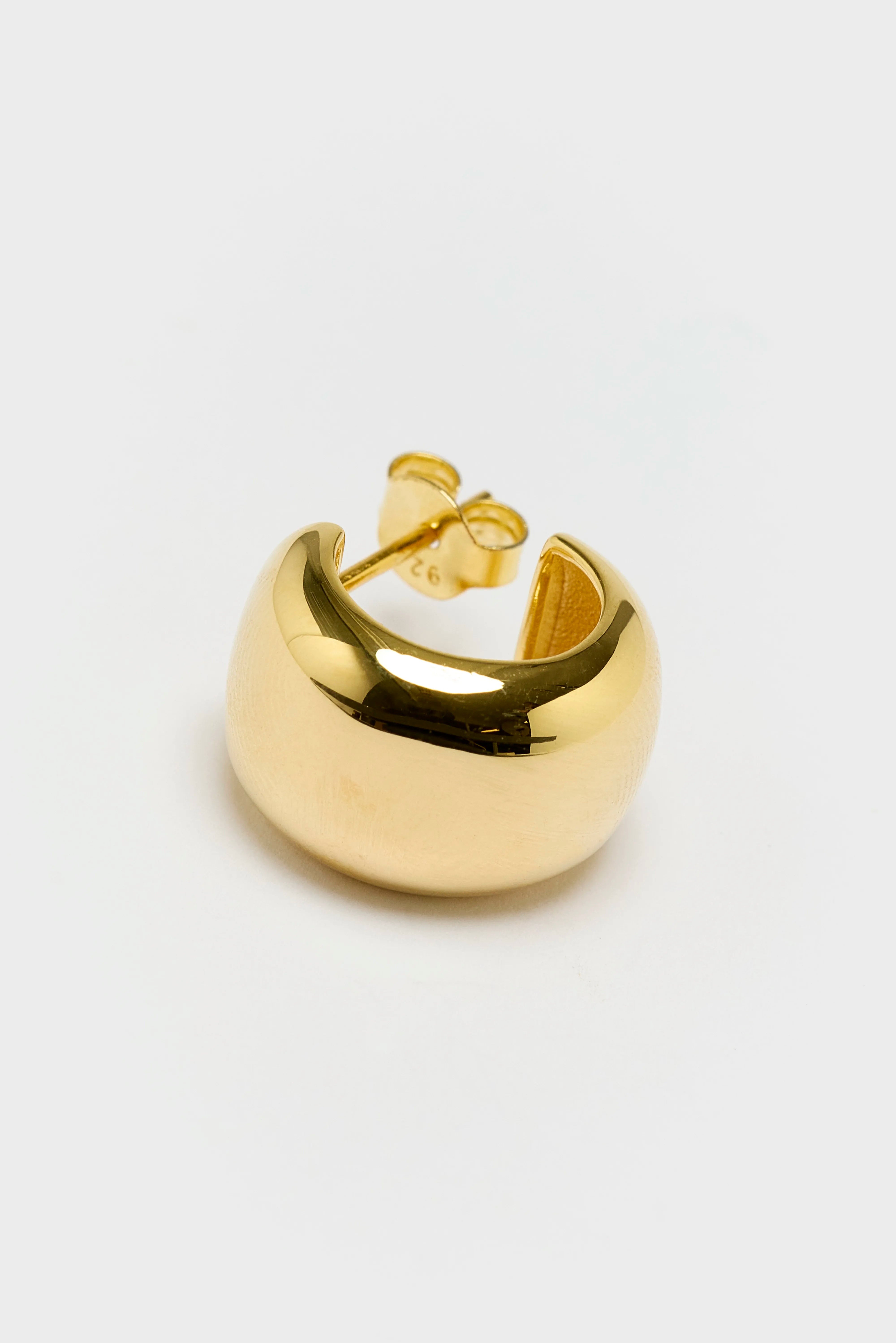 Reflection Small Gold Hoop Earrings For Women | Bellerose