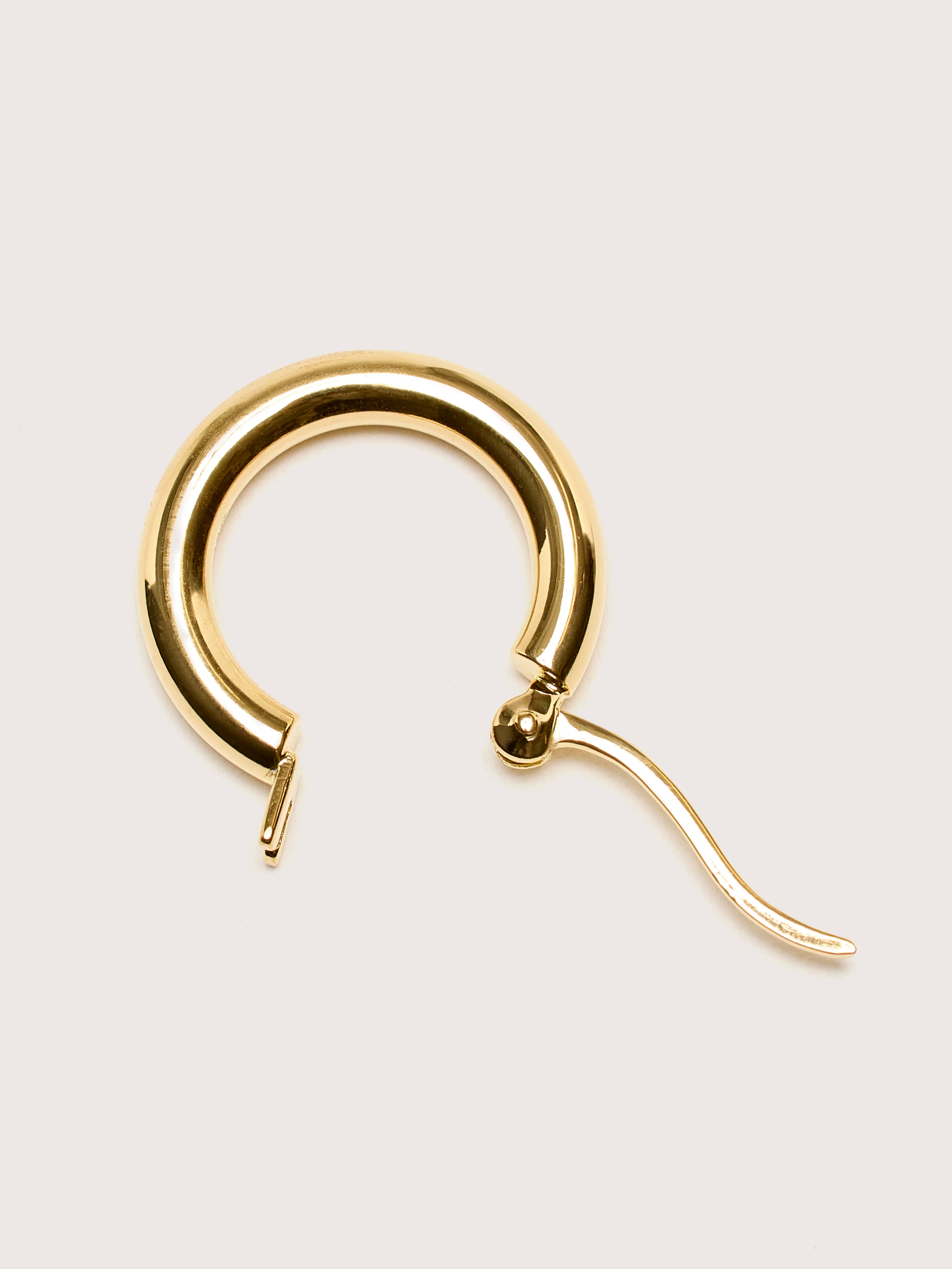 Oda Small Gold Hoop Earrings (242 / W / GOLD)