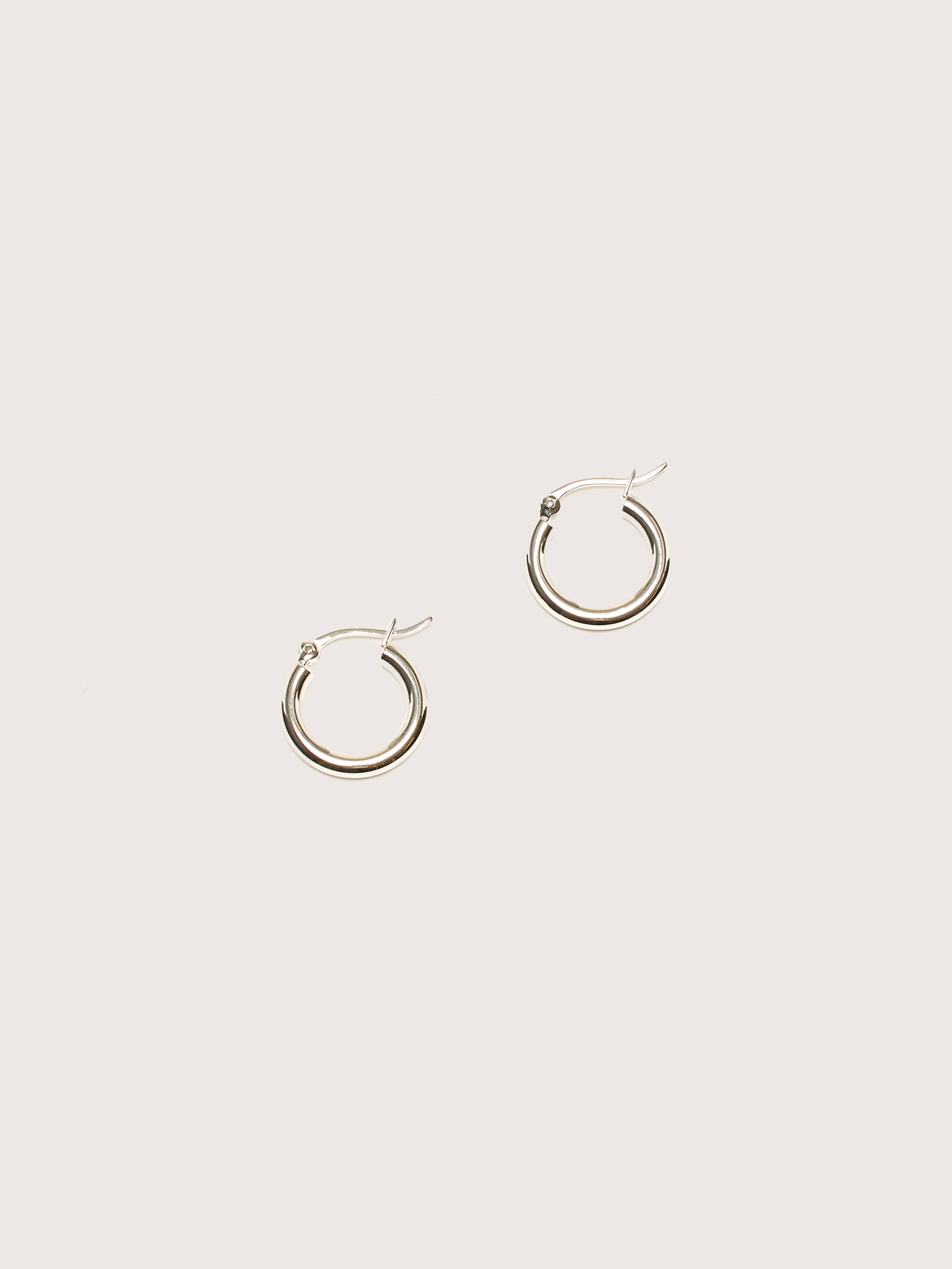 Oda Small Silver Hoop Earrings For Women | Bellerose