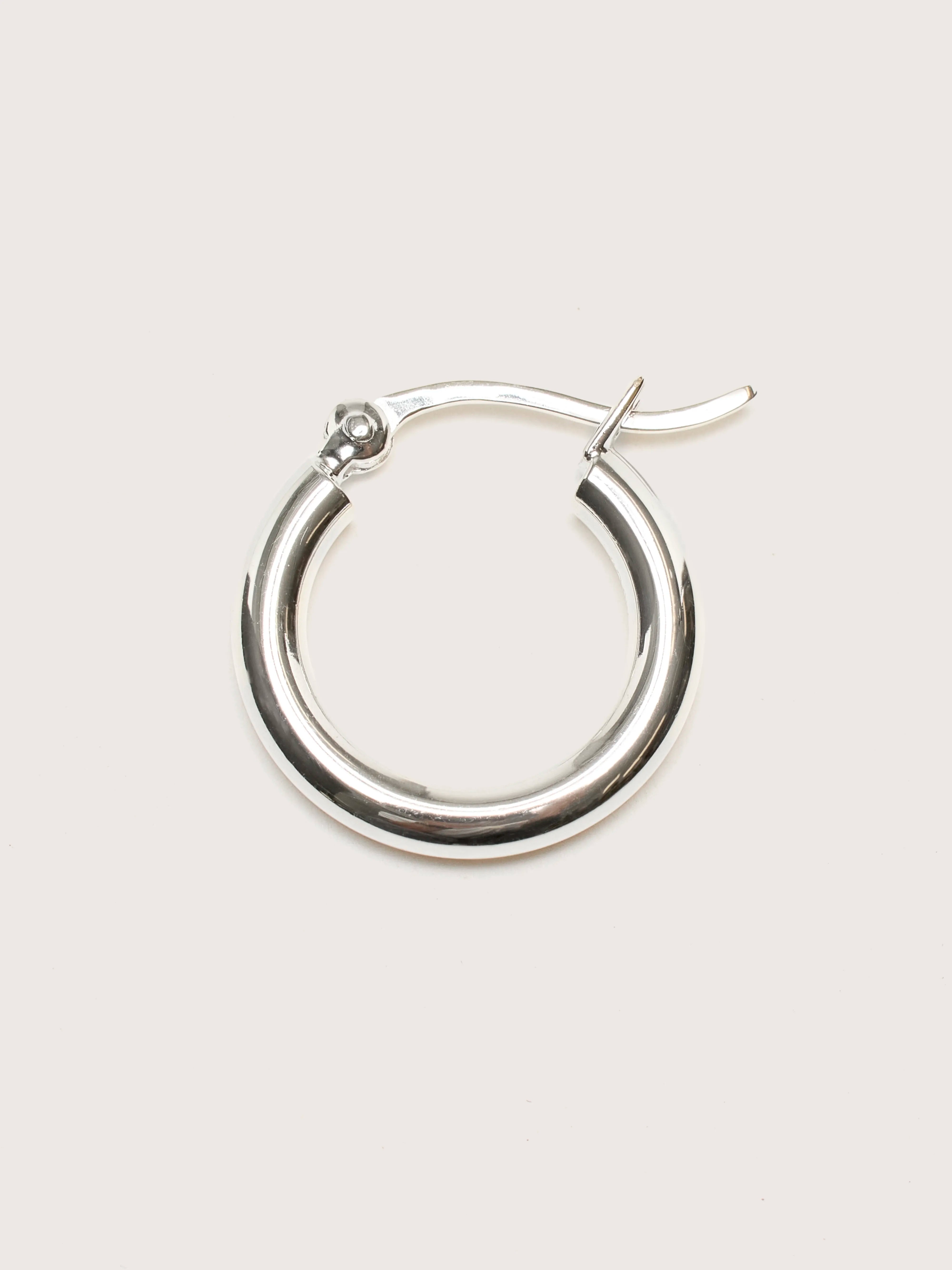 Oda Small Silver Hoop Earrings For Women | Bellerose