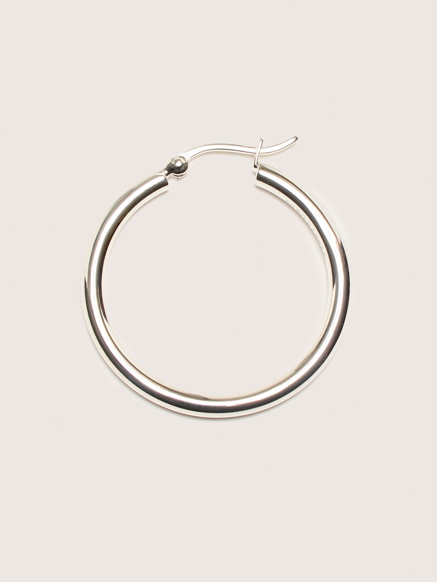 Oda Large Silver Hoop Earrings For Women | Bellerose