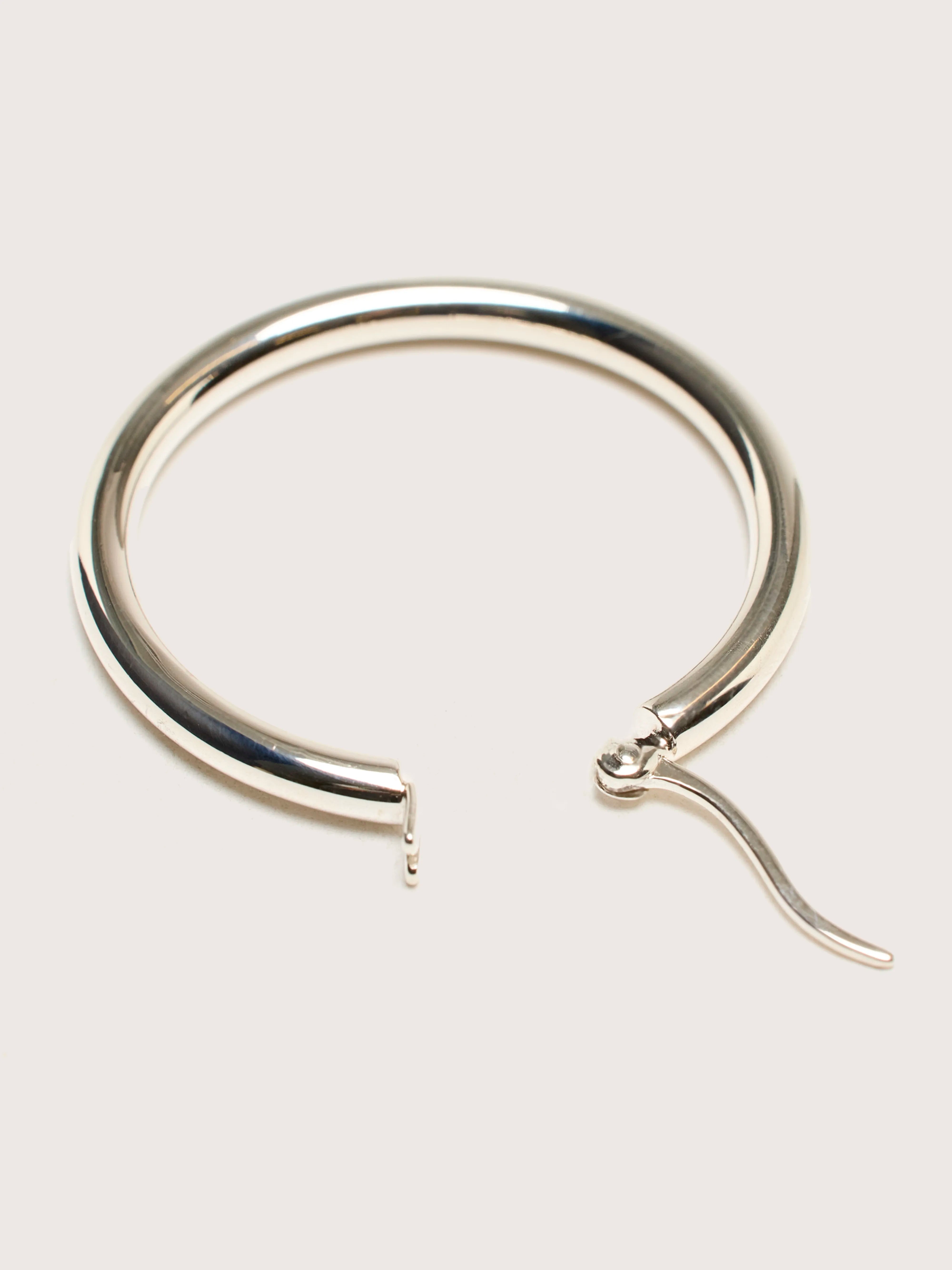 Oda Large Silver Hoop Earrings For Women | Bellerose