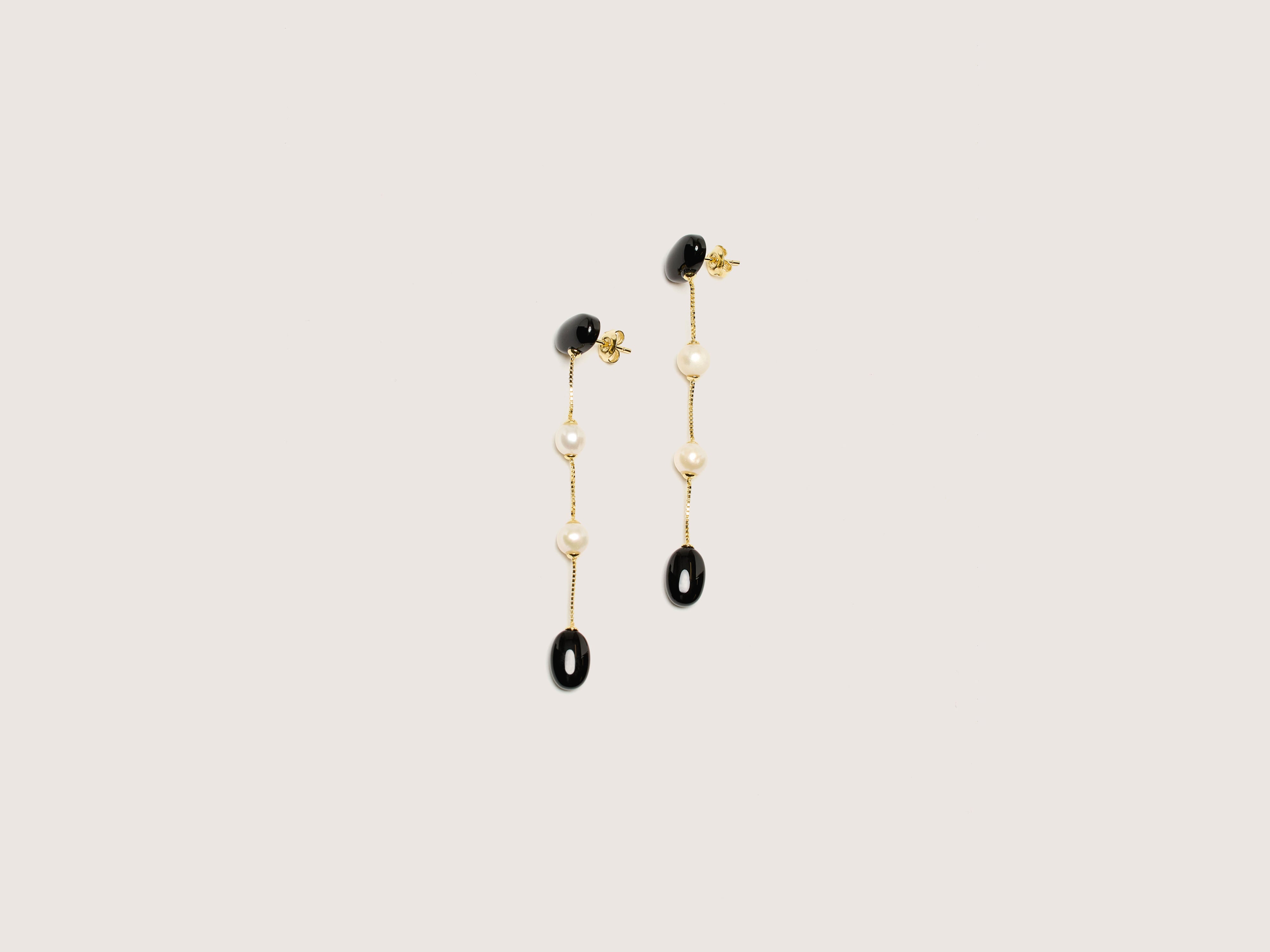 Longues Boucles d'oreilles Dualism (242 / W / GOLD)