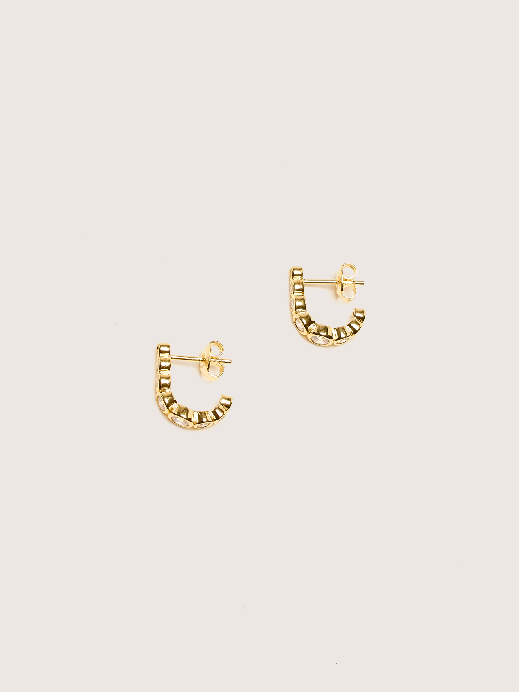 Odette Gold Hoop Earrings (251 / W / GOLD)