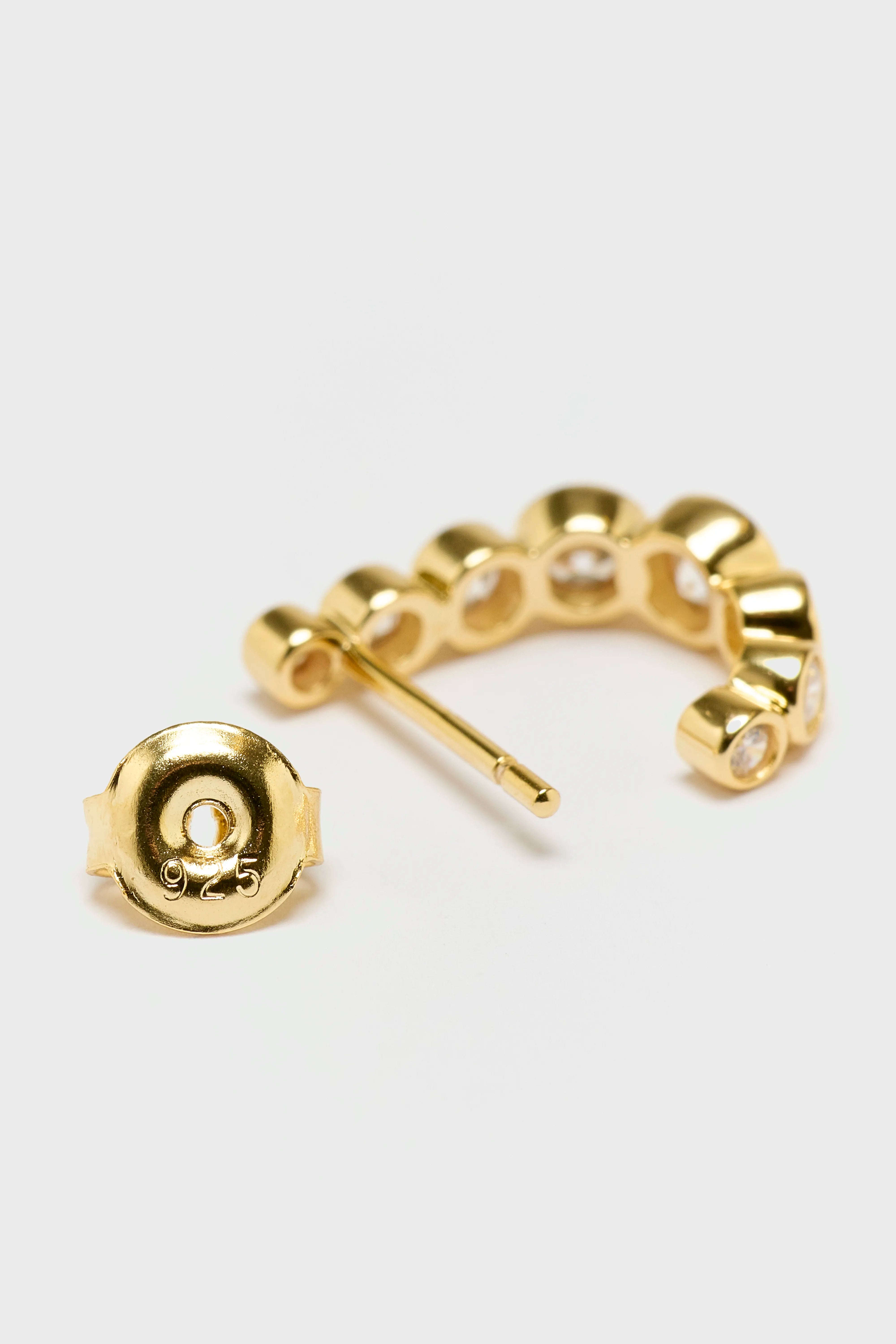 Odette Gold Hoop Earrings (251 / W / GOLD)