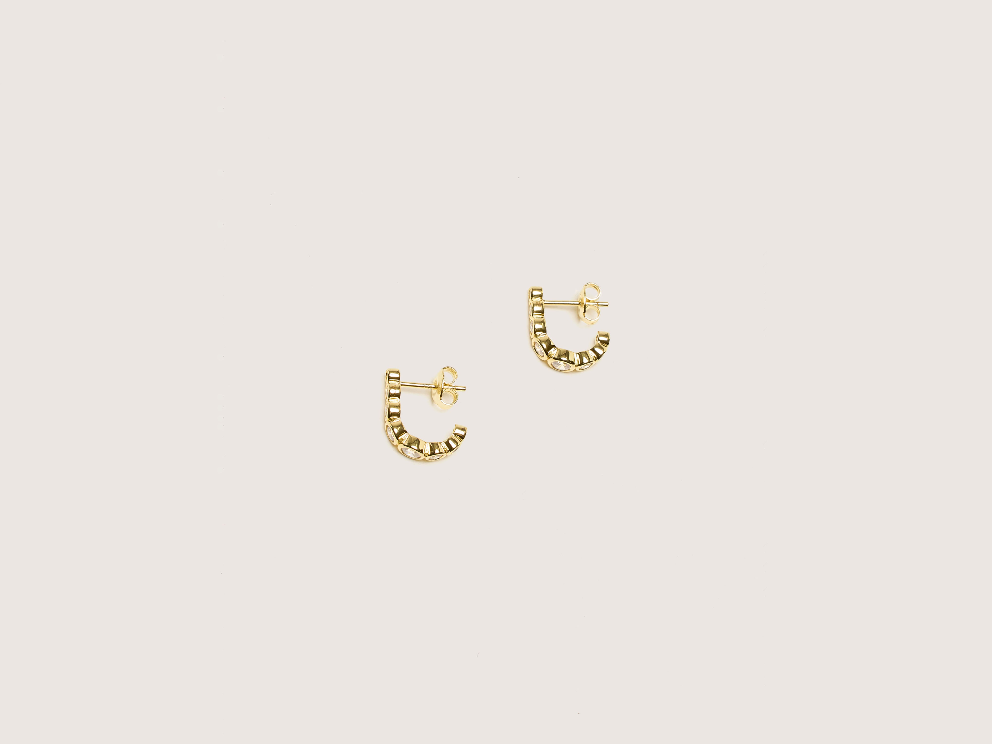 Odette Gold Hoop Earrings (251 / W / GOLD)