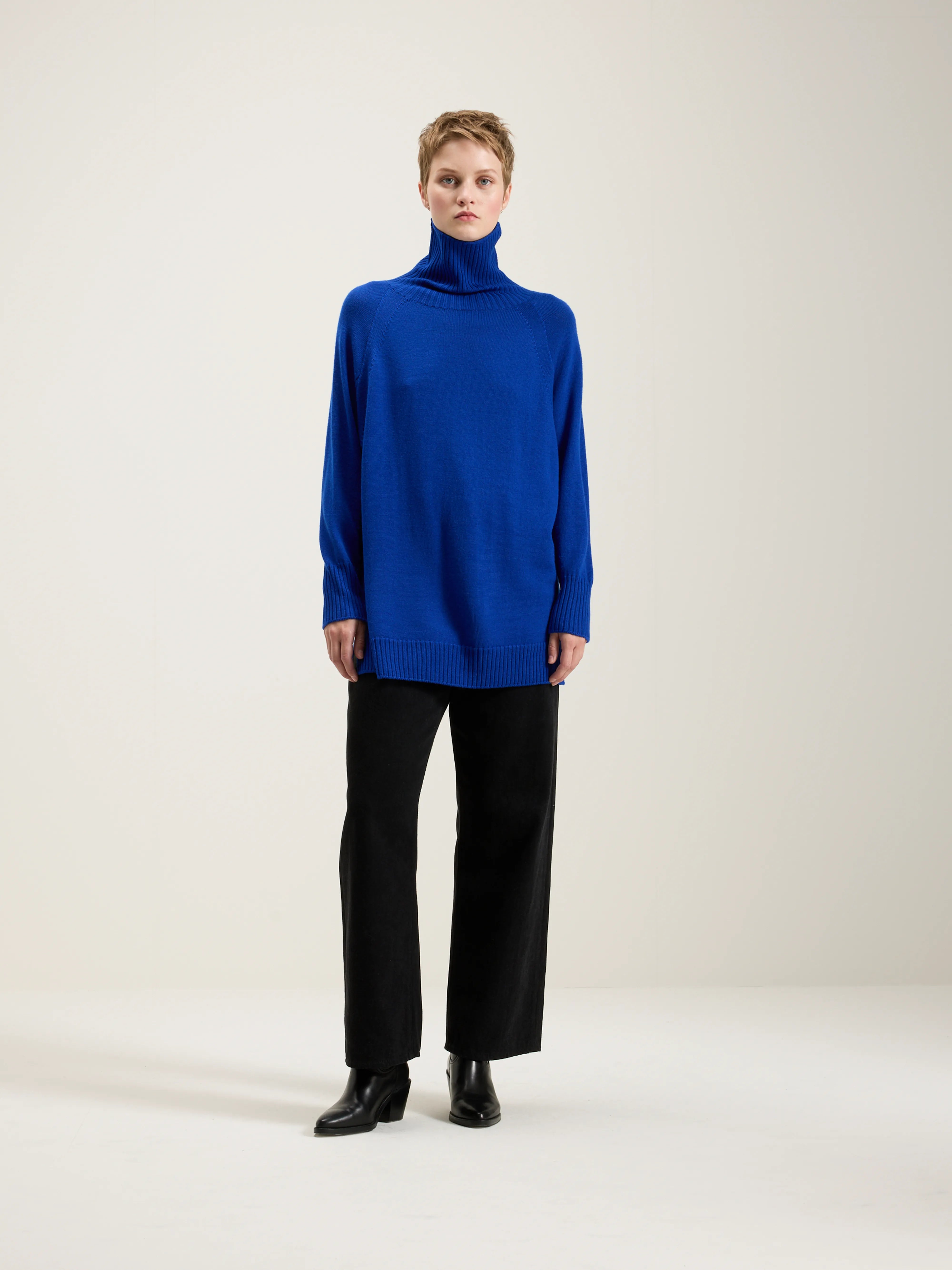 Merino Knit Turtleneck Sweater For Women | Bellerose