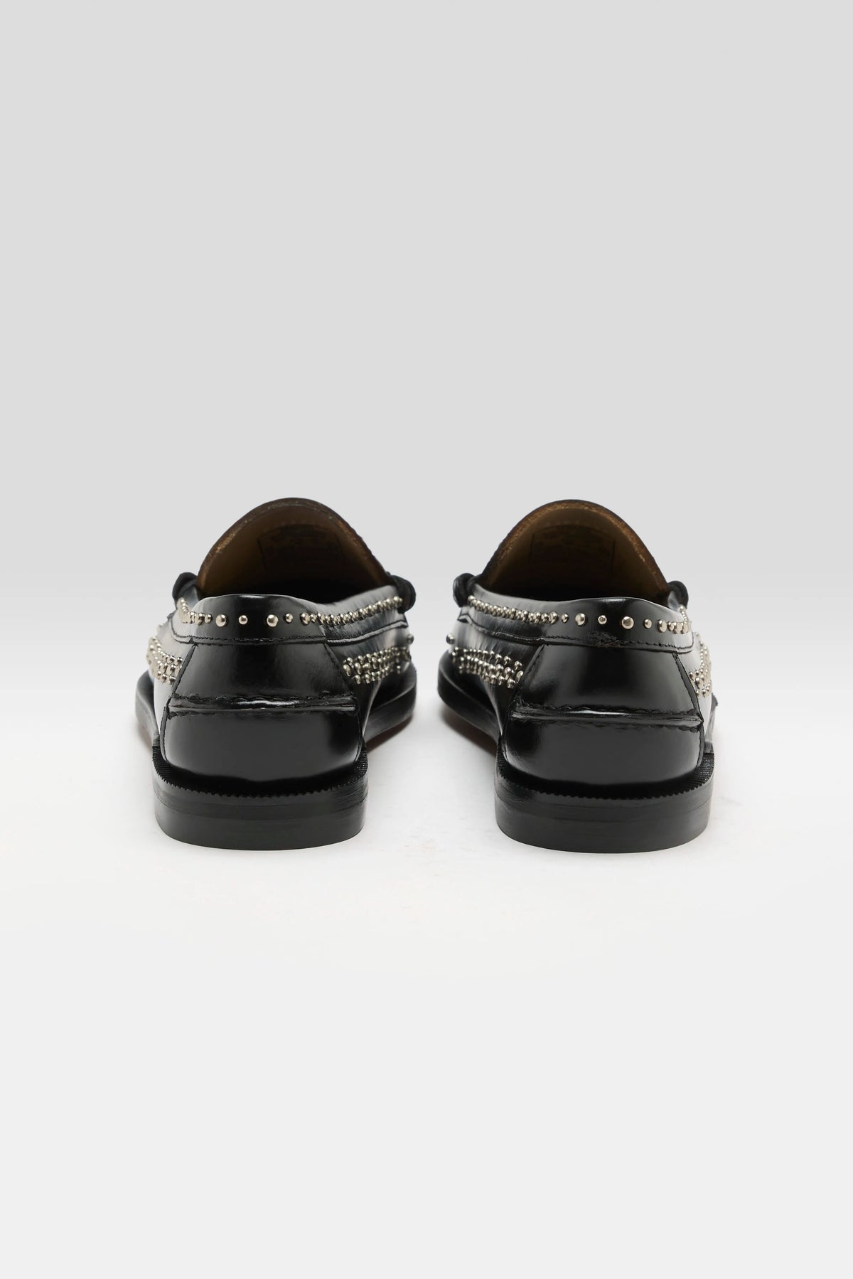 Dan Studs Moc Loafers (262 / W / BLACK)