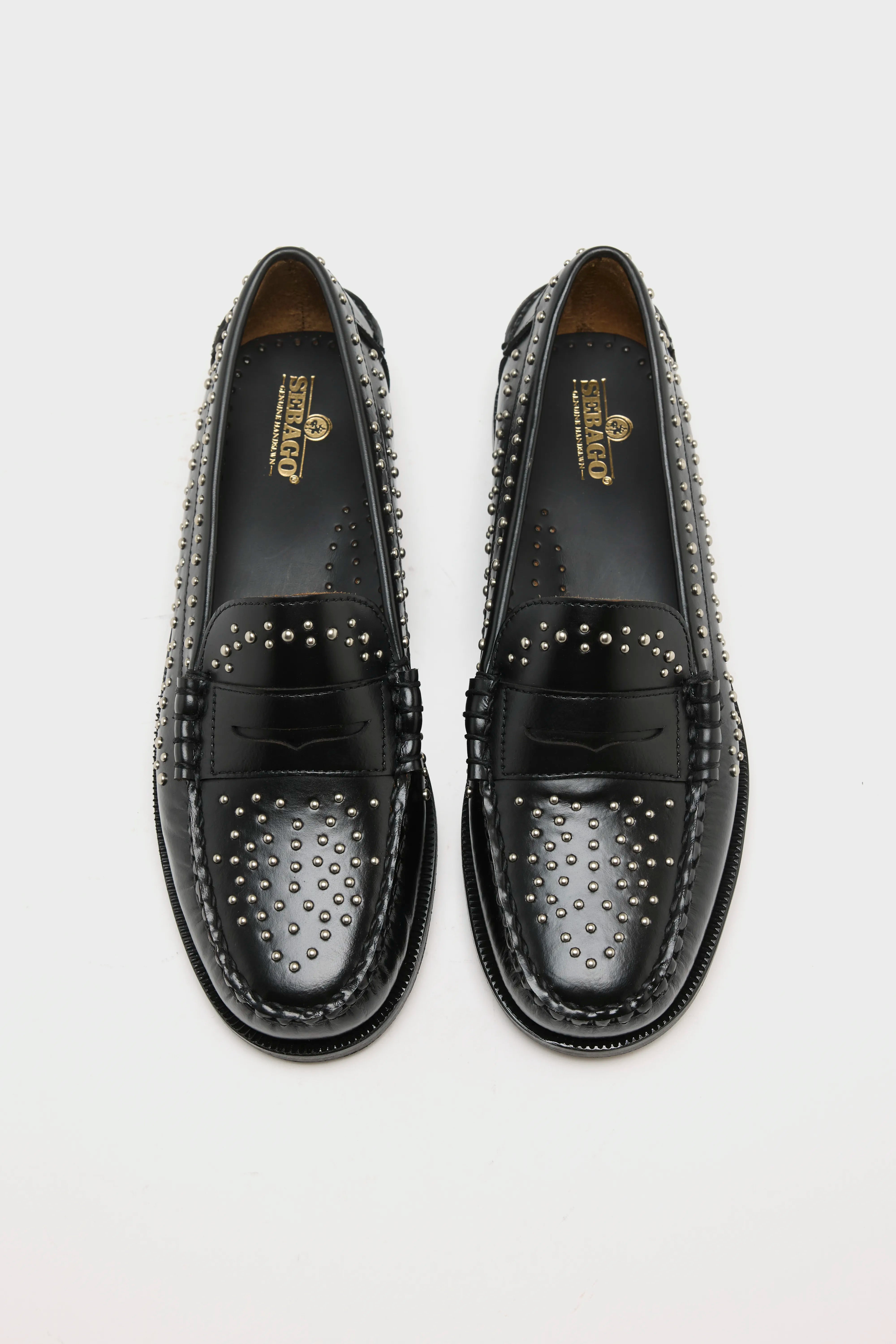 Dan Studs Moc Loafers (262 / W / BLACK)