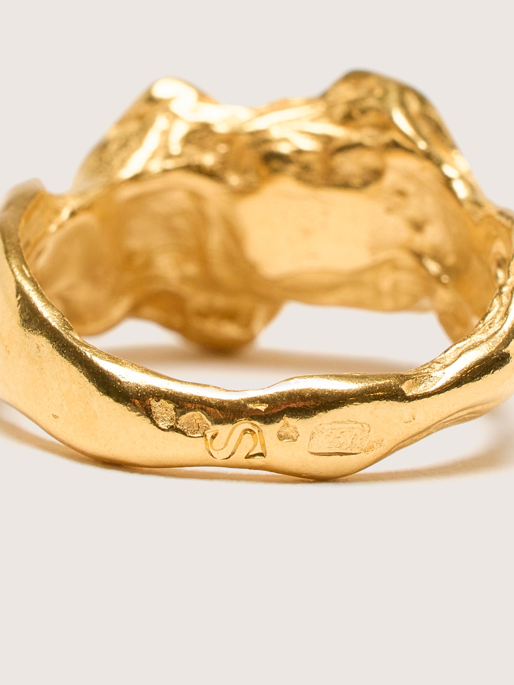 ola gouden ring (242 / W / CITRINE)