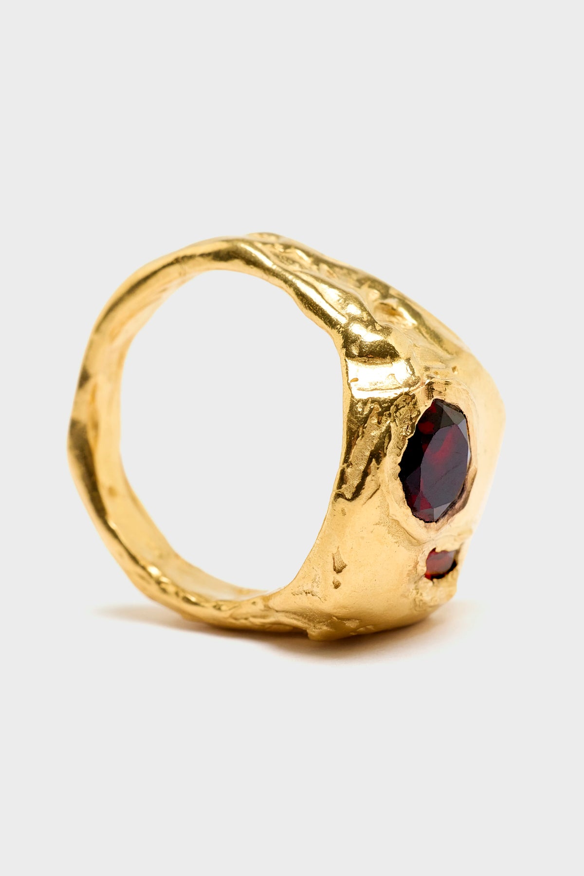 Coco Red Granaat Ring (262 / W / GOLD)