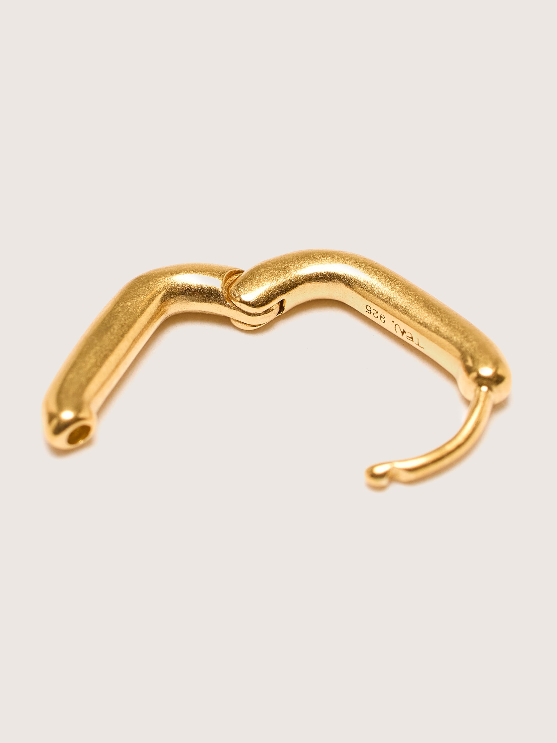 Oblong Gold Earrings (242 / W / GOLD)